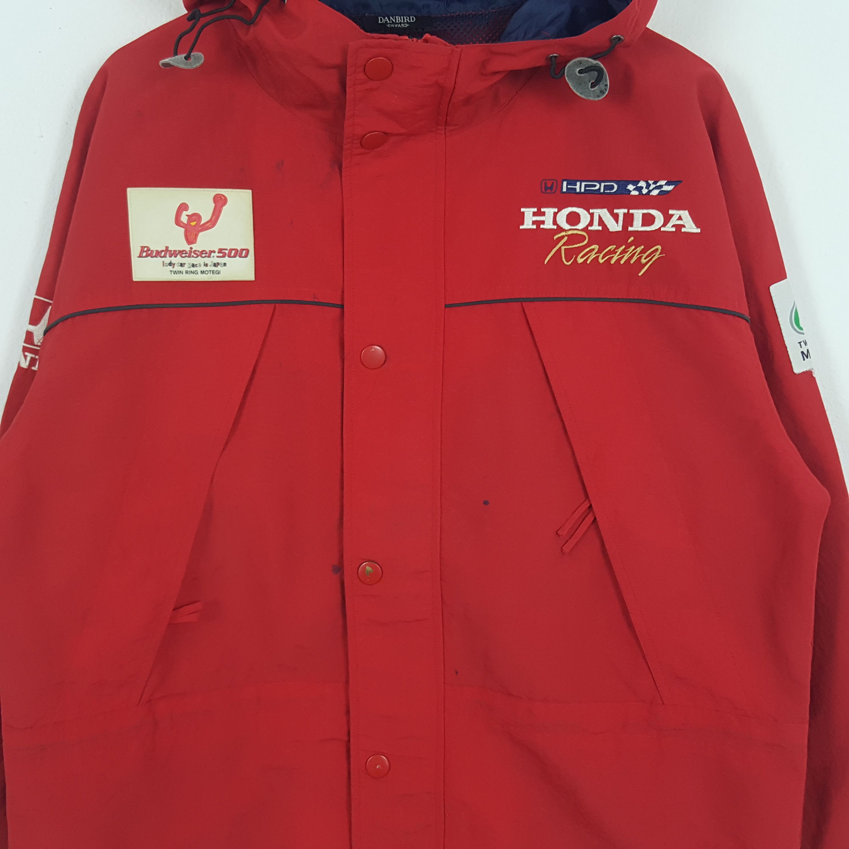 Honda × Vintage Vintage C.A.R.T Honda Racing Team Formula One Jacket Size US XL / EU 56 / 4 - 4 Thumbnail