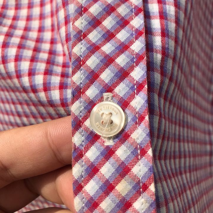 Ben Sherman × Designer × Vintage Ben Sherman Iconic Archieve Shirts Red Rio Gingham button up Size US M / EU 48-50 / 2 - 9 Thumbnail