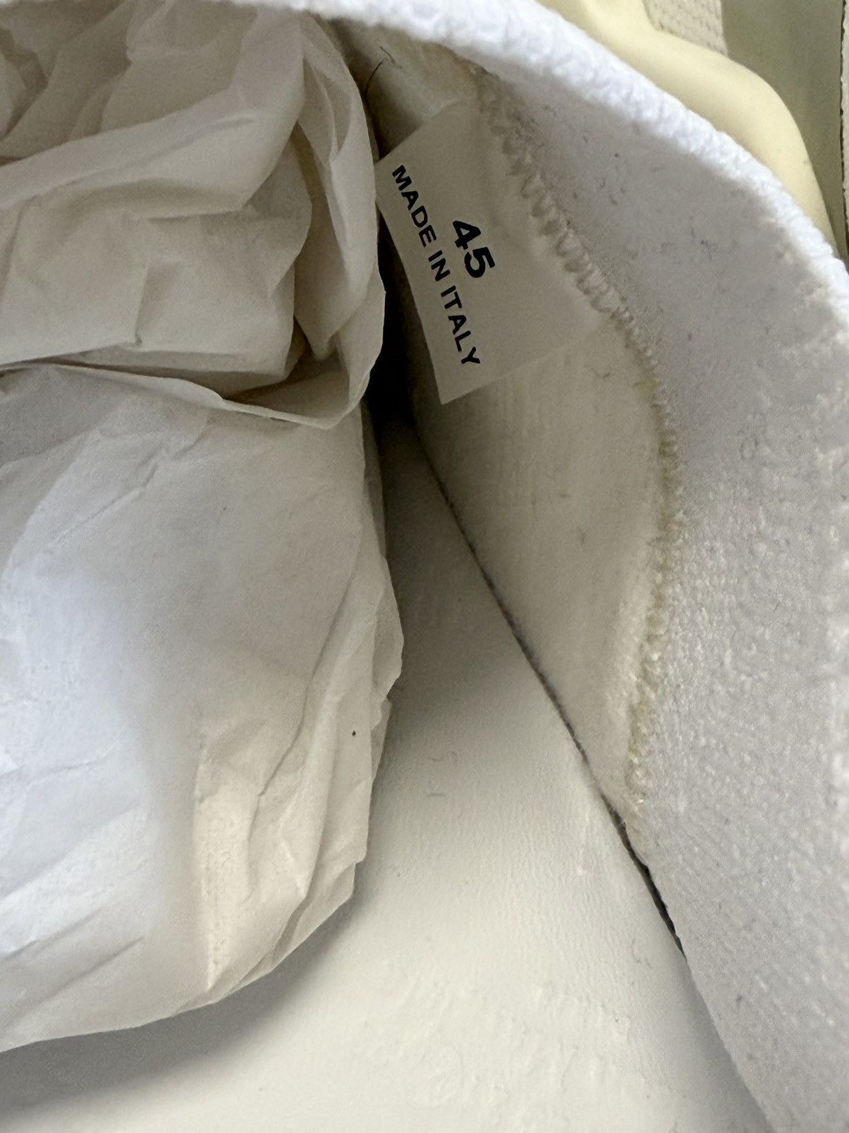 Maison Margiela Laceless White Low Top ‘Future’ Sneakers Size US 12 / EU 45 - 11 Thumbnail