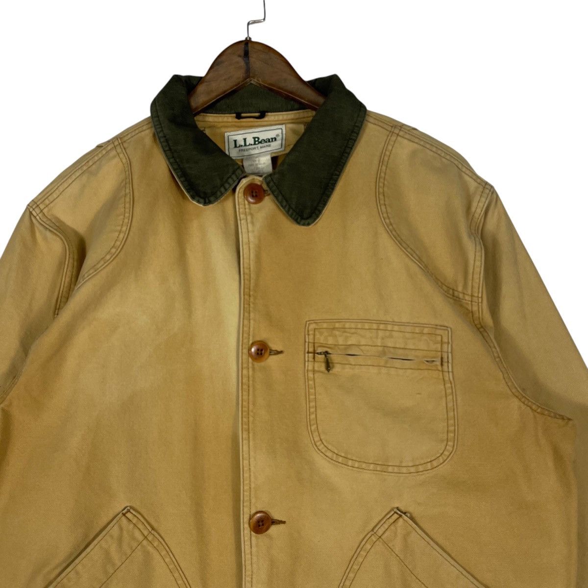 L.L. Bean Vintage L.L. Bean Field Coat Barn Jacket Tan Canvas Size US L / EU 52-54 / 3 - 4 Thumbnail