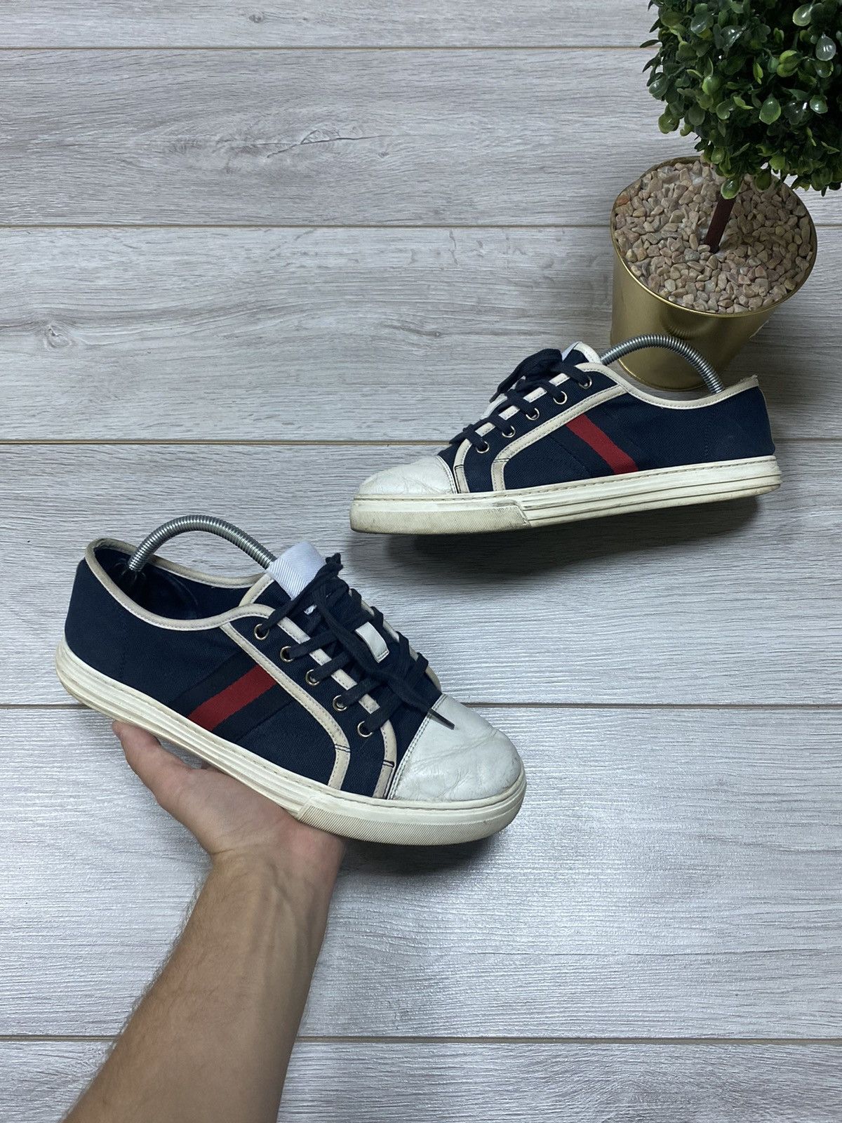Gucci ace red green shoes RARE