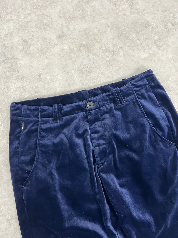 Armani 2010s Armani Navy Velvet Pants Size US 32 / EU 48 - 7 Thumbnail
