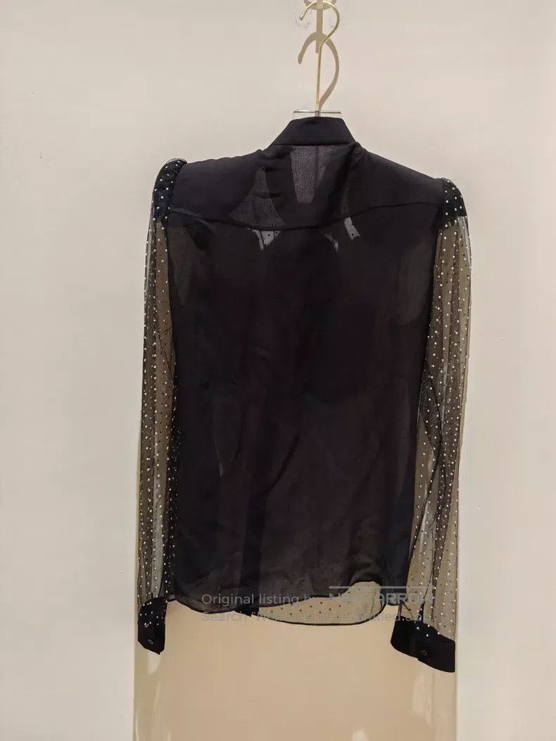 Givenchy Givenchy Size 38 Show Model Lace Women's Long Sleeve Shirt, Size XL / US 12-14 / IT 48-50 - 1 Thumbnail