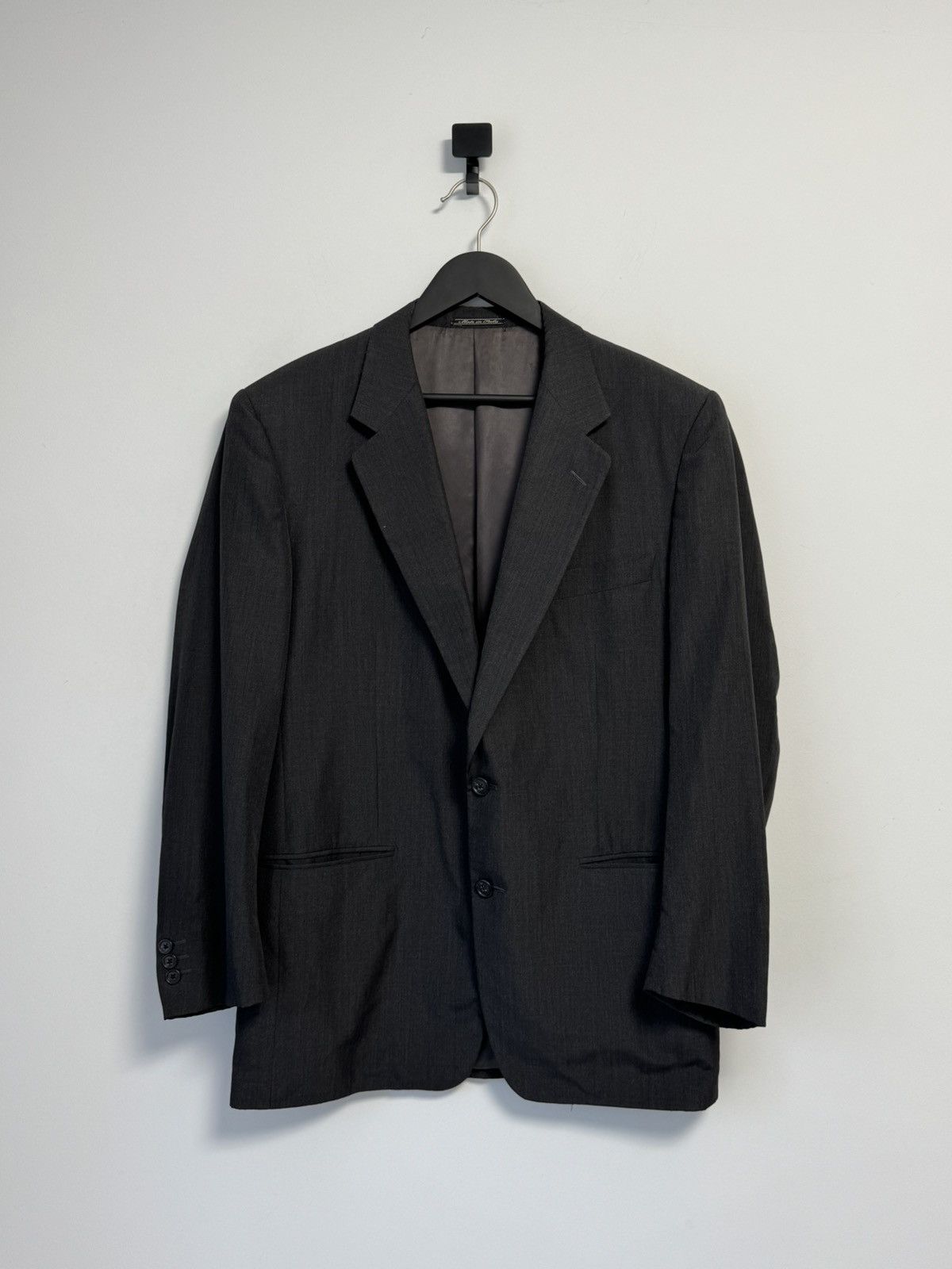 Corneliani Corneliani Men's 50R Blazer Wool Silk Check Made in Italy Size 50R - 1 Thumbnail