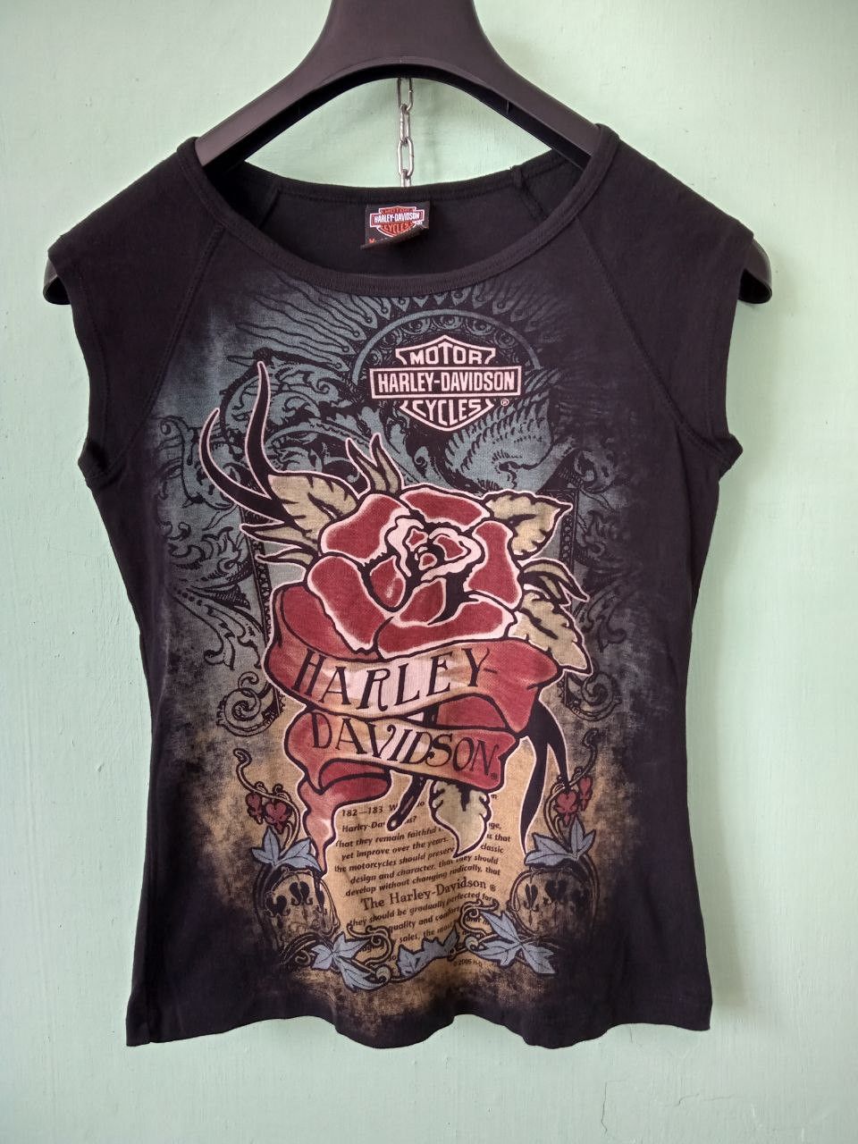 Harley Davidson Vintage Harley Davidson Women T Shirt Top Size M / US 6-8 / IT 42-44 - 2 Thumbnail