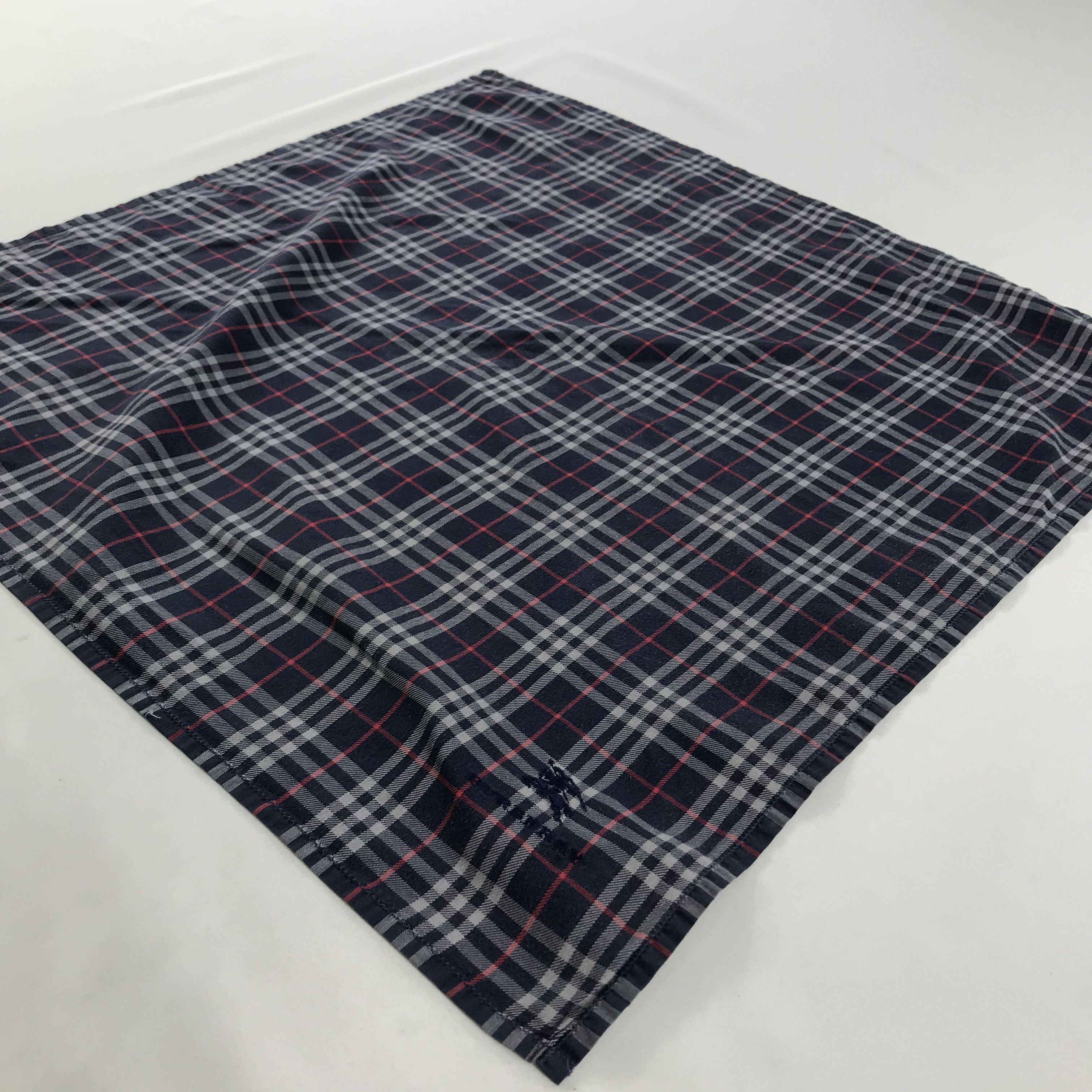 Burberry × Vintage Burberry Bandana / Handkerchief / Neckerchief - S1696 Size ONE SIZE - 2 Thumbnail