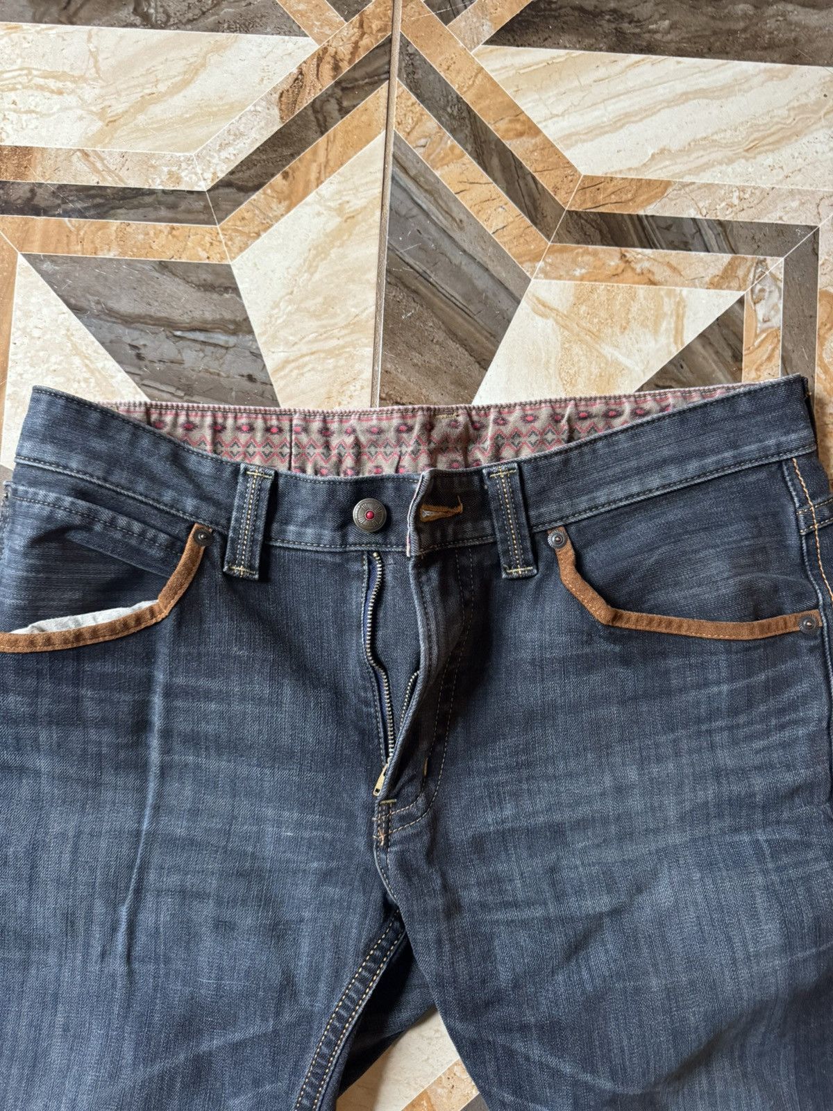 Edwin × Japanese Brand × Vintage Crazy Vintage Y2K Edwin Jeans Japanese Denim Skater Baggy Size US 36 / EU 52 - 2 Thumbnail