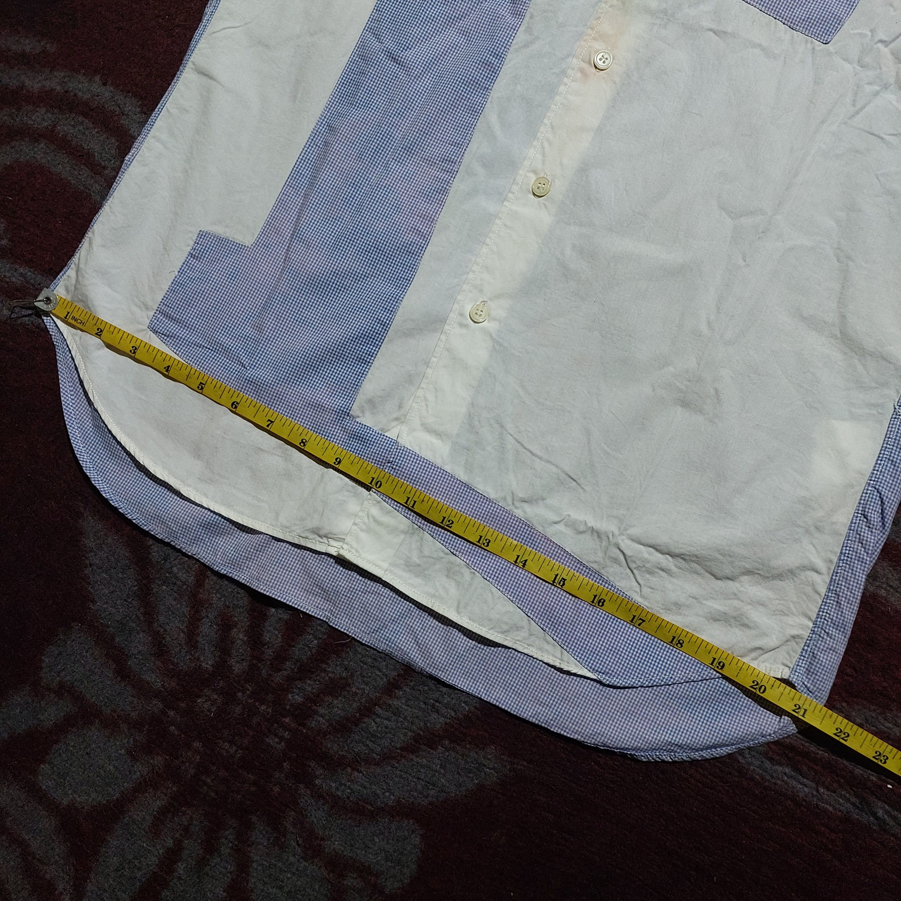 Comme des Garcons SHIRT 00's CDG SHIRT Patchwork Gingham Check Button Up Shirt Size US L / EU 52-54 / 3 - 18 Thumbnail