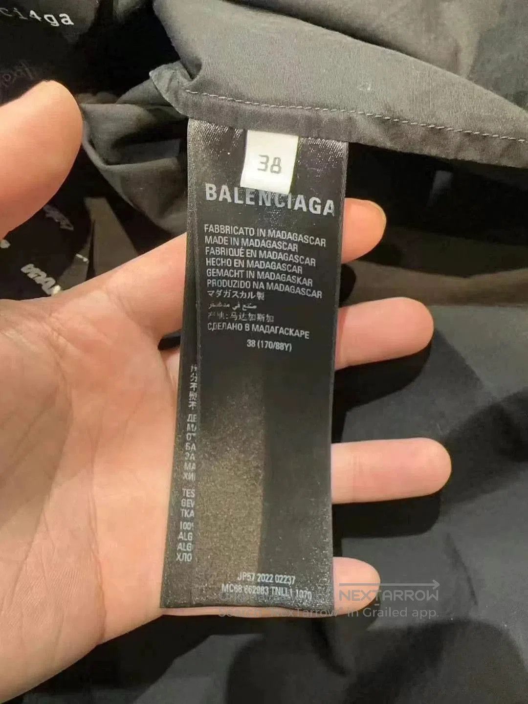 Balenciaga Balenciaga bullet comment letter logo long-sleeve shirt. Size US L / EU 52-54 / 3 - 5 Thumbnail