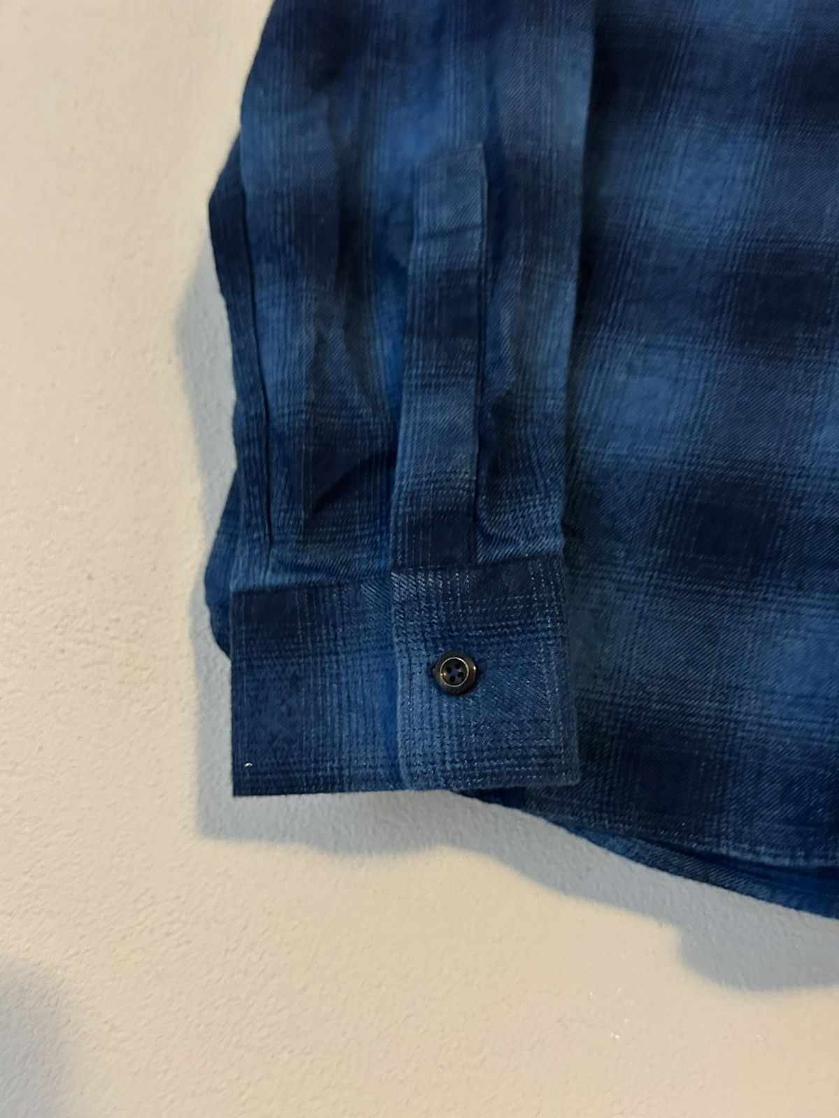 Givenchy Blue Flannel with Leather Star Application Size US M / EU 48-50 / 2 - 8 Thumbnail