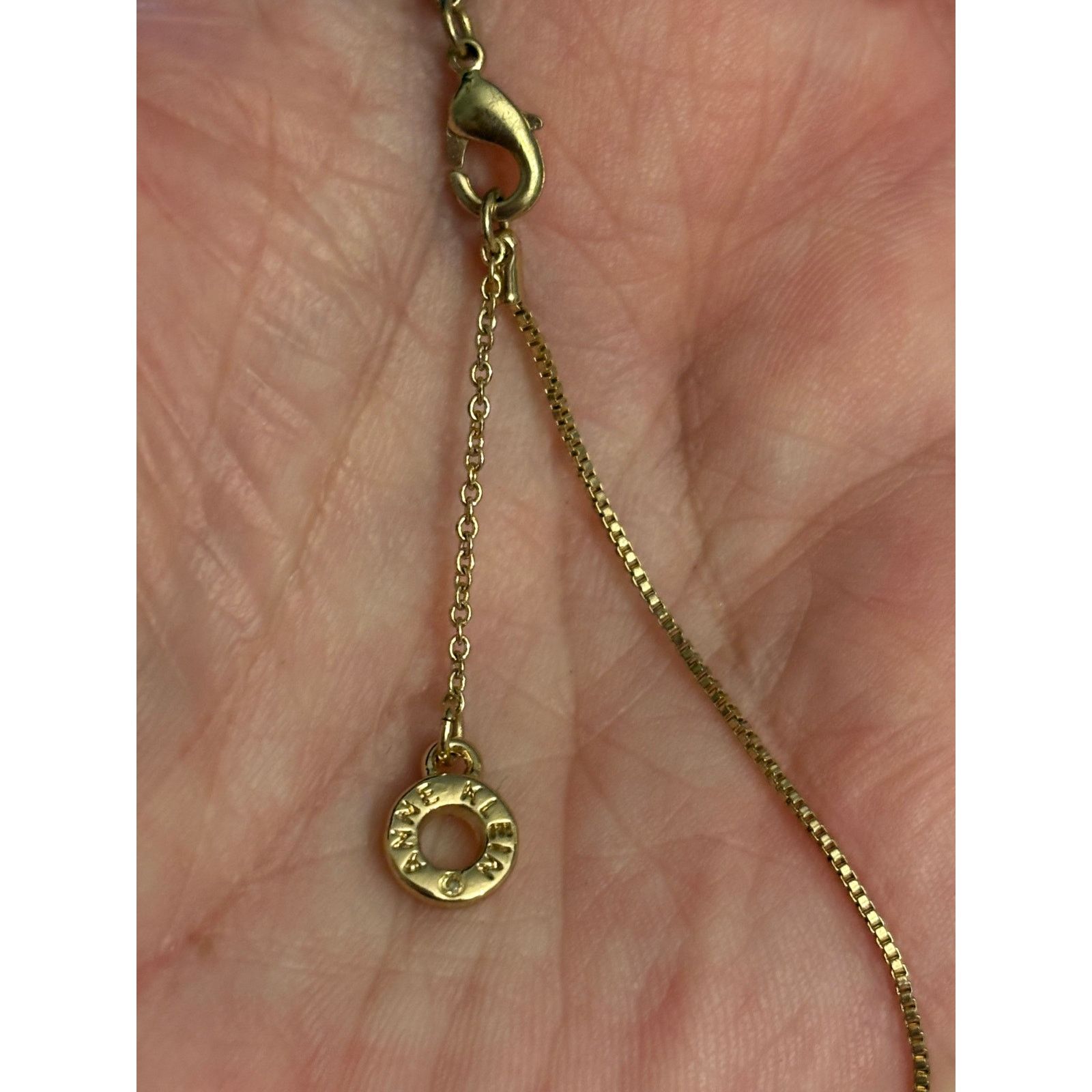 Anne Klein Anne Klein Gold Tone J Initial Necklace 16” Size ONE SIZE - 3 Thumbnail
