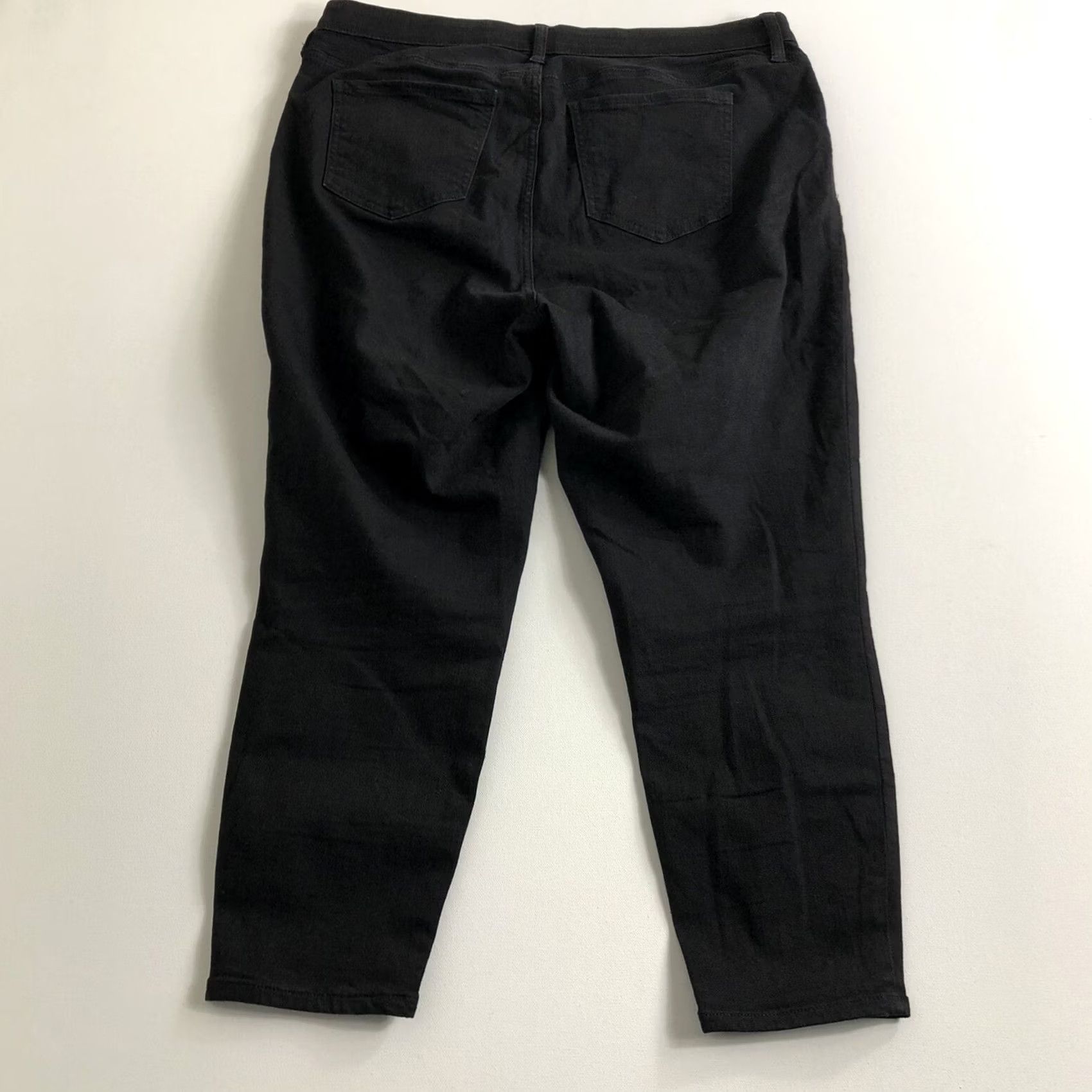 Torrid Torrid Sky High Skinny Crop Jean Premium Stretch Black Sparkle Size 16R Casual Jeans Women Regular Slim Crop High Rise Zip Inseam 26.5in") Size 38" / US 16 / IT 52 - 2 Thumbnail