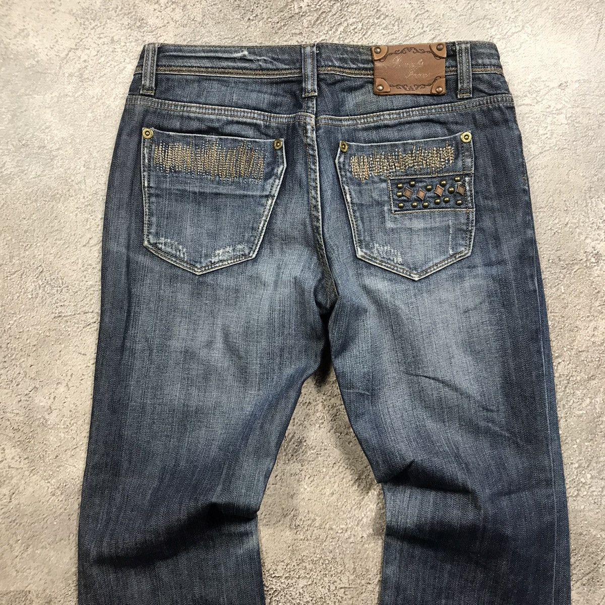 Japanese Brand vintage Faded Jeans japan distressed denim spring pants 90s Size 30" / US 8 / IT 44 - 5 Thumbnail