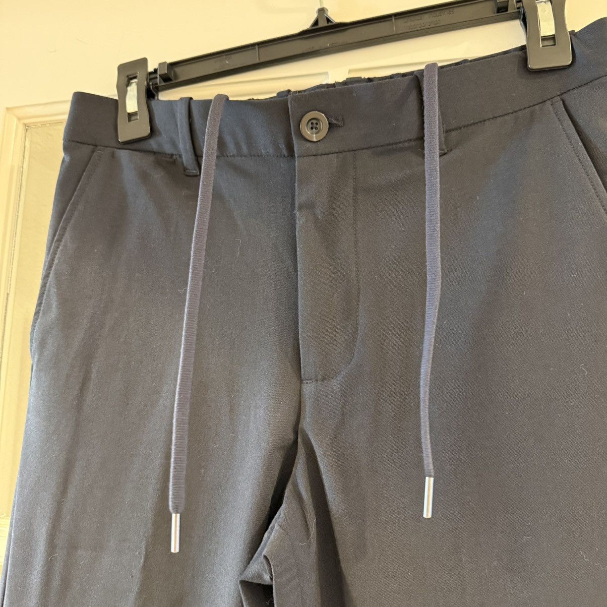 Mango MANGO Men’s Dark Navy Slim-Fit Stretch Pants Size 30 Size US 30 / EU 46 - 5 Thumbnail