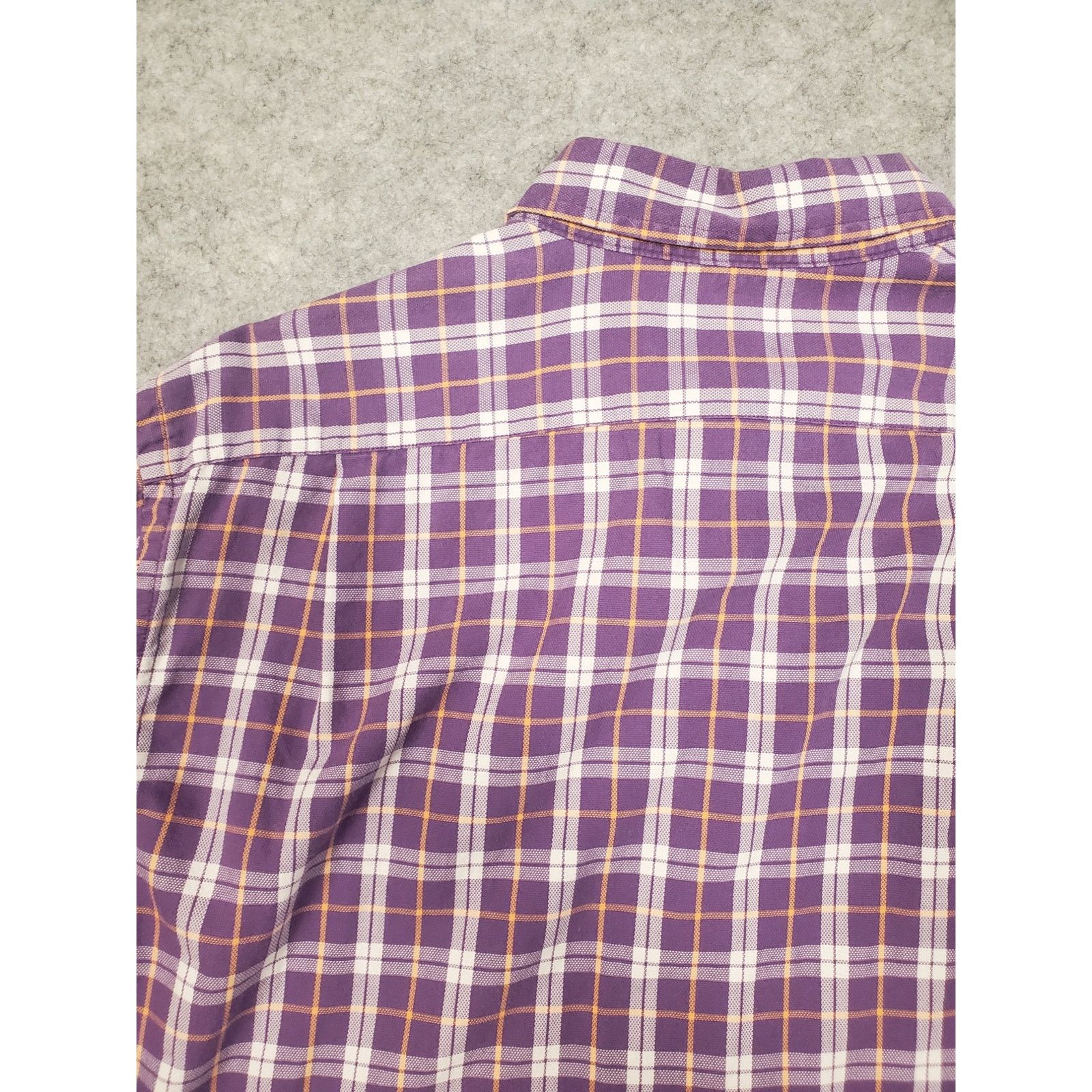 Cremieux Cremieux Classics Men's Large Purple Plaid Button Down Shirt Size US L / EU 52-54 / 3 - 8 Thumbnail