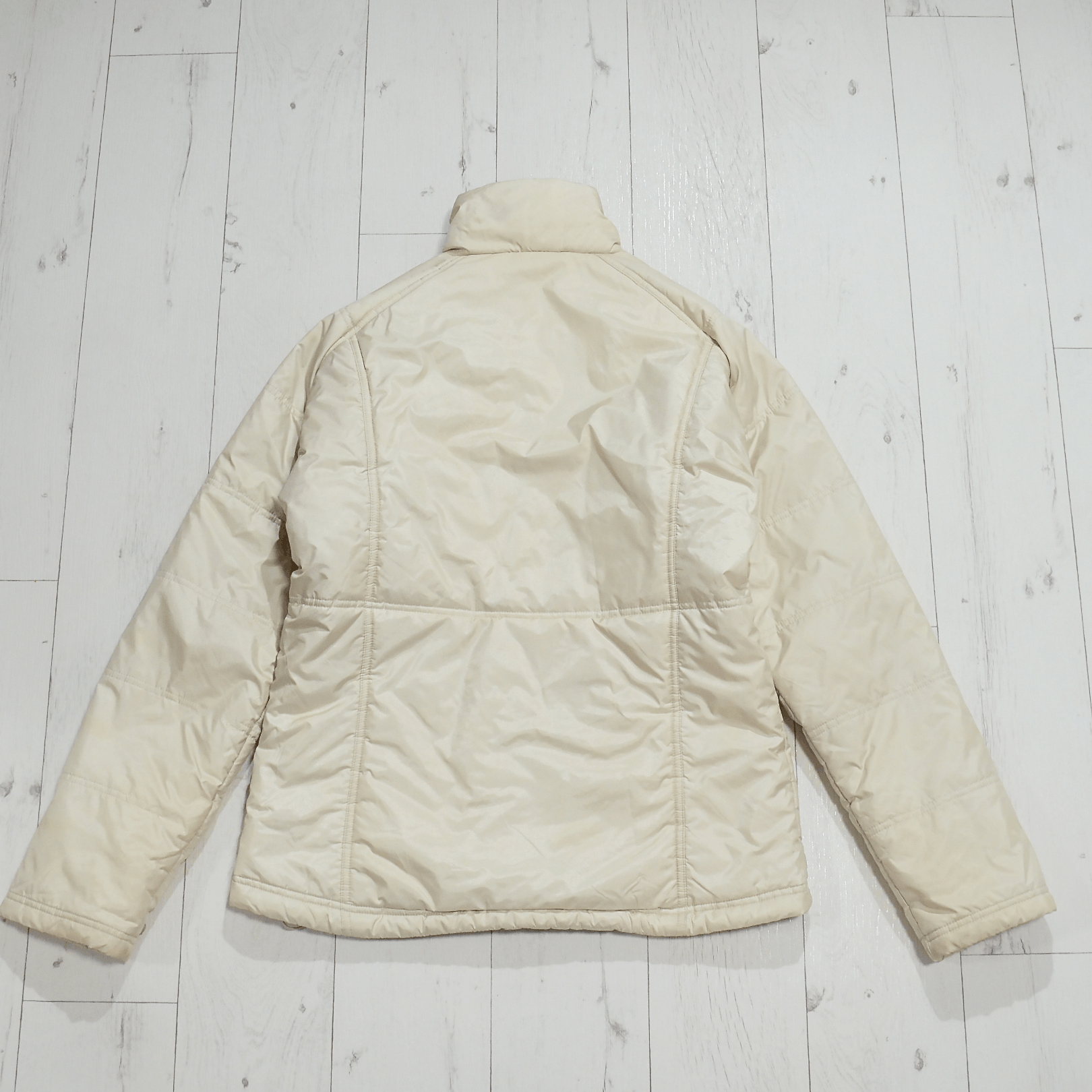 Adidas × Vintage Vintage Adidas Jacket size UK 12 USA M Puffer Ivory AQ2002 Size M / US 6-8 / IT 42-44 - 8 Thumbnail