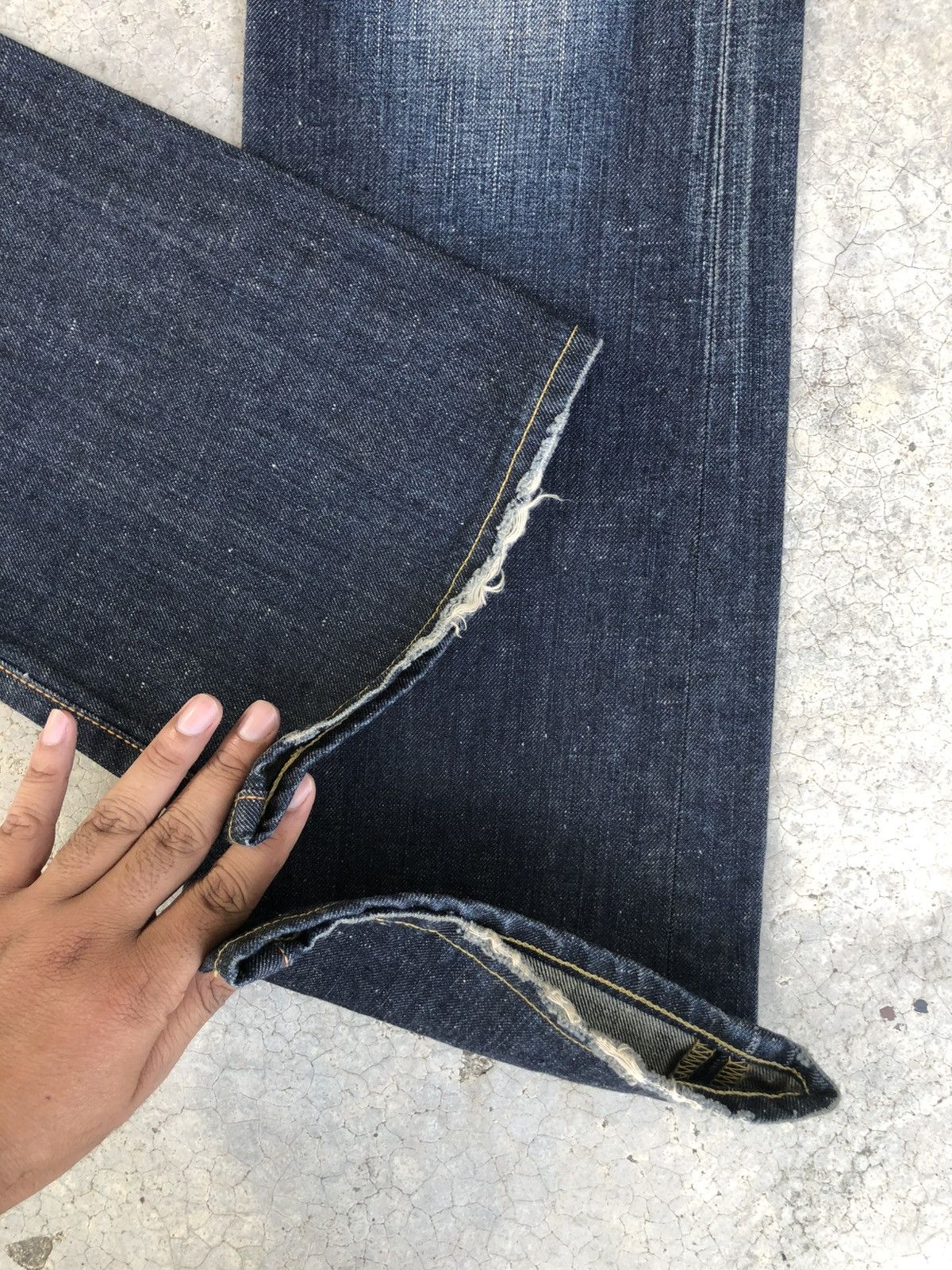 If Six Was Nine Japanese Edwin 511 R Flared Jeans Distressed Jeans Size US 31 - 13 Thumbnail