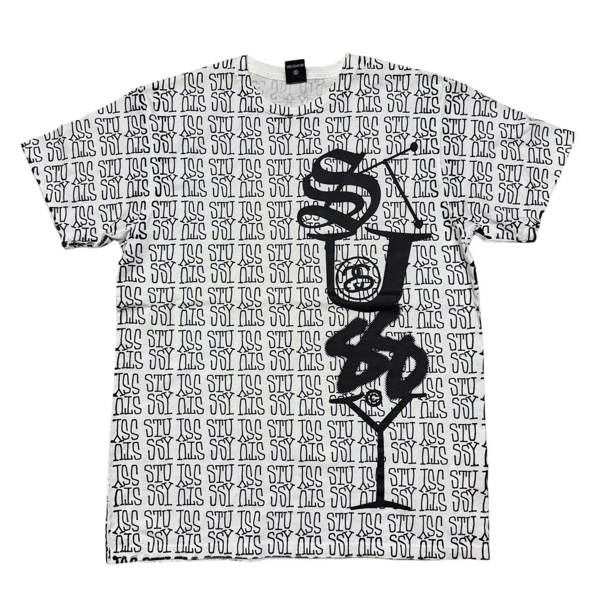 Stussy Stussy Big Logo Full Print T Shirt Size US L / EU 52-54 / 3 - 1 Thumbnail
