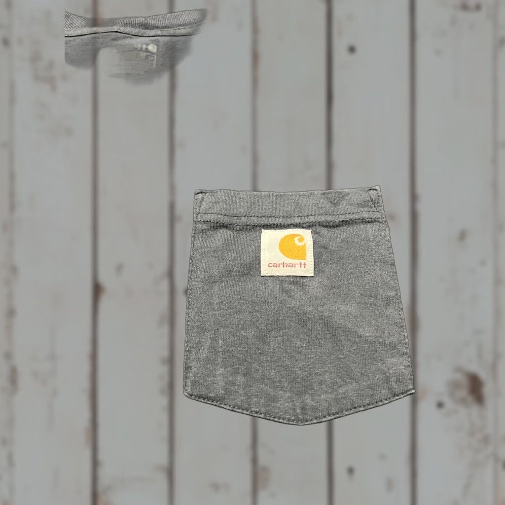 Carhartt VINTAGE Carhartt Shirt Men XL Gray Pocketed Short Sleeve Cotton K87M Outdoor 90s Mens Size US XL / EU 56 / 4 - 1 Thumbnail