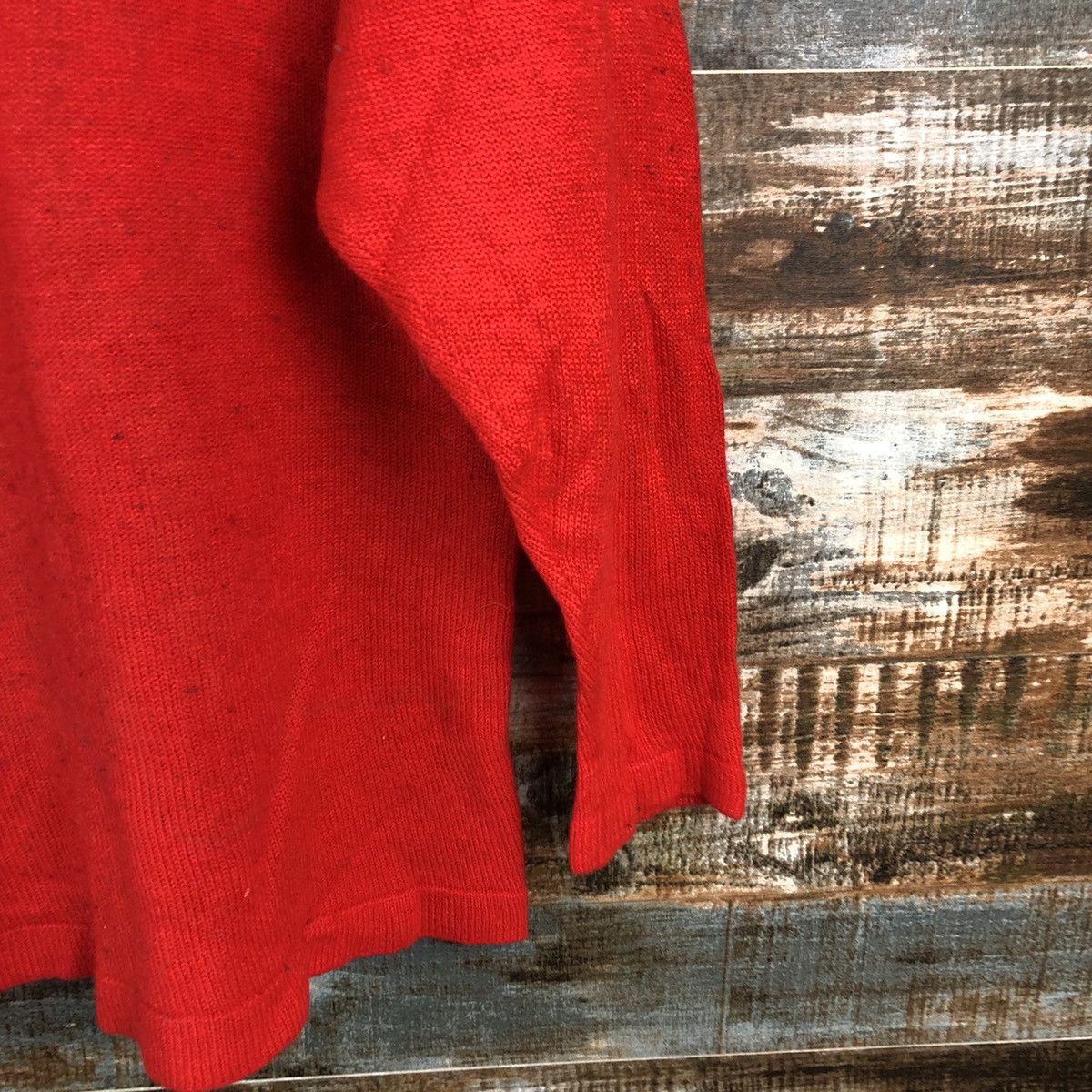 Homespun Knitwear × Japanese Brand Alpaca peru Red vintage Knitwear #A2189 Size M / US 6-8 / IT 42-44 - 15 Thumbnail