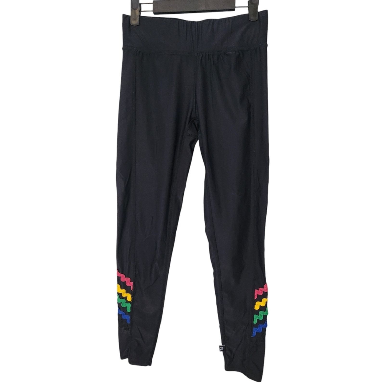 Terez Terez Wavy Rainbow Detail Ankle Leggings Medium Size 28" / US 6 / IT 42 - 1 Thumbnail