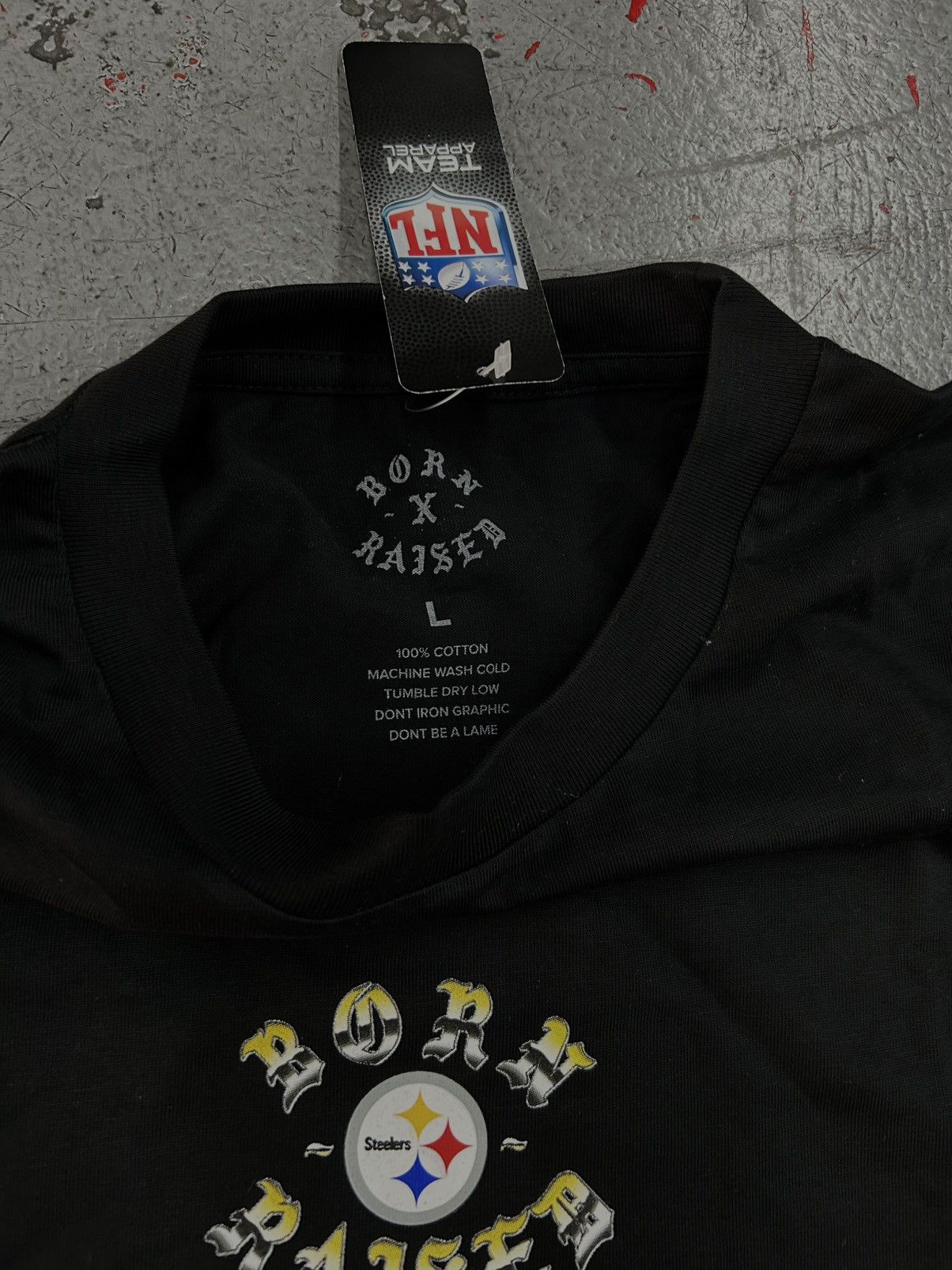 Born X Raised × NFL Born X Raised NFL Pittsburgh Steelers T shirt Size Large NEW Size US L / EU 52-54 / 3 - 2 Thumbnail