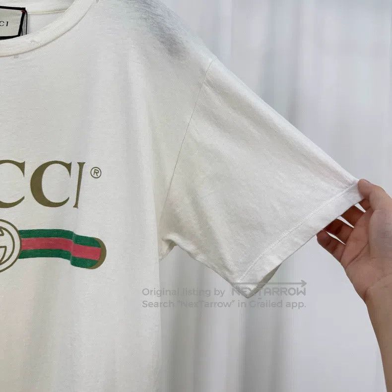 Gucci Gucci Embroidered floral belt letter short sleeve Size US S / EU 44-46 / 1 - 4 Thumbnail