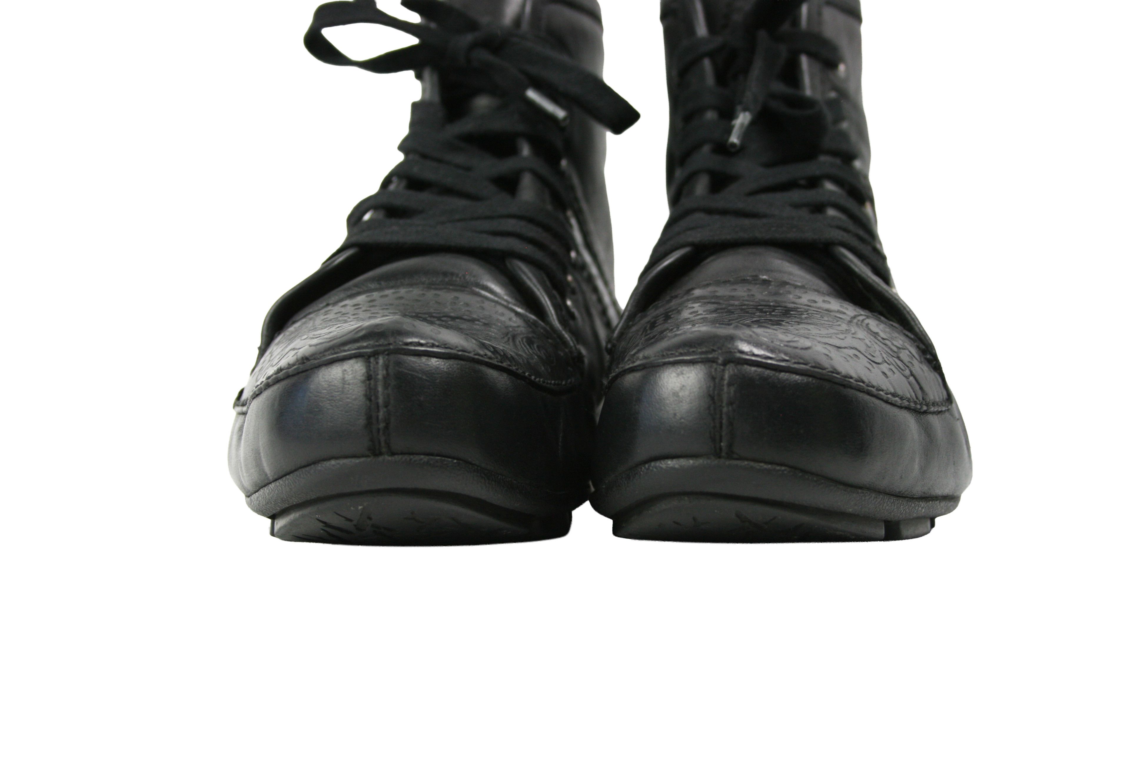 Kenzo 00S Pampa Y2K Avant Garde Embroidered Boots Vintage Size US 8 / EU 41 - 4 Thumbnail