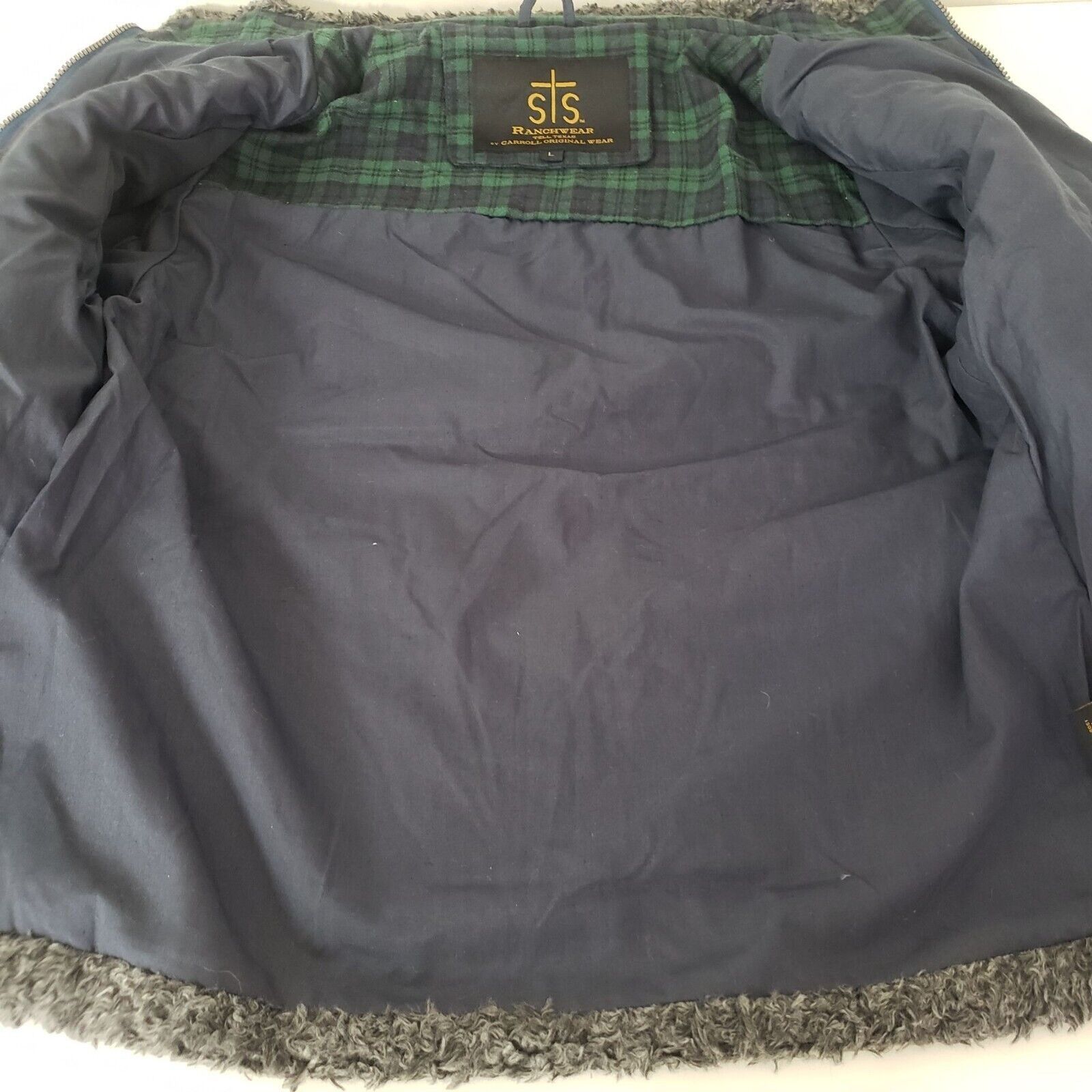 Designer STS Ranchwear Riata Jacket Womens Sz Large Black Hi Pile Size L / US 10 / IT 46 - 7 Thumbnail