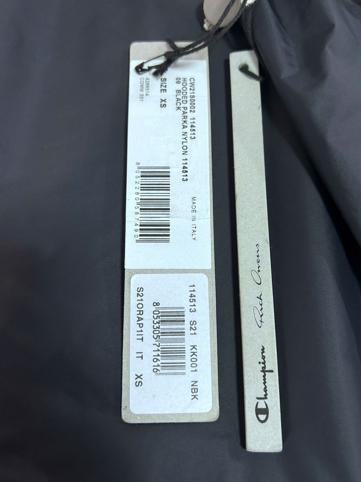 Rick Owens Drkshdw Rick Owens x Champion Hooded Parka Size US XS / EU 42 / 0 - 6 Thumbnail