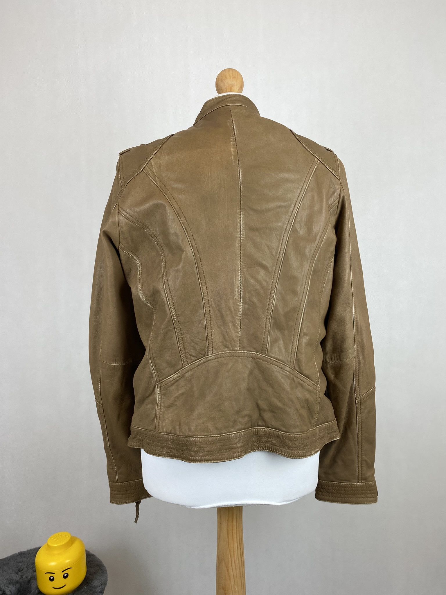 Genuine Leather × Vintage real leather jacket biker moto pepe jeans Size L / US 10 / IT 46 - 8 Thumbnail