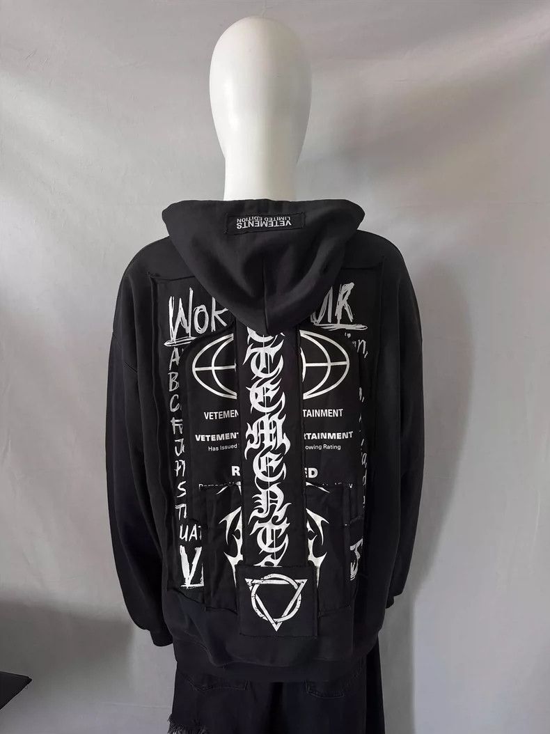 Vetements Vetements Patchwork Hoodie Size US S / EU 44-46 / 1 - 5 Thumbnail