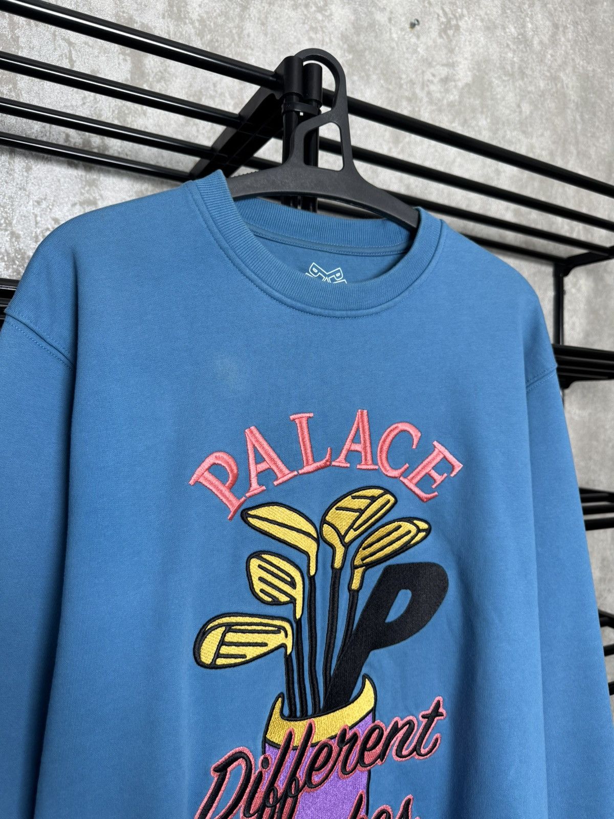 Palace Palace Skateboards DIF Strokes Crew Sweatshirt Size US M / EU 48-50 / 2 - 3 Thumbnail