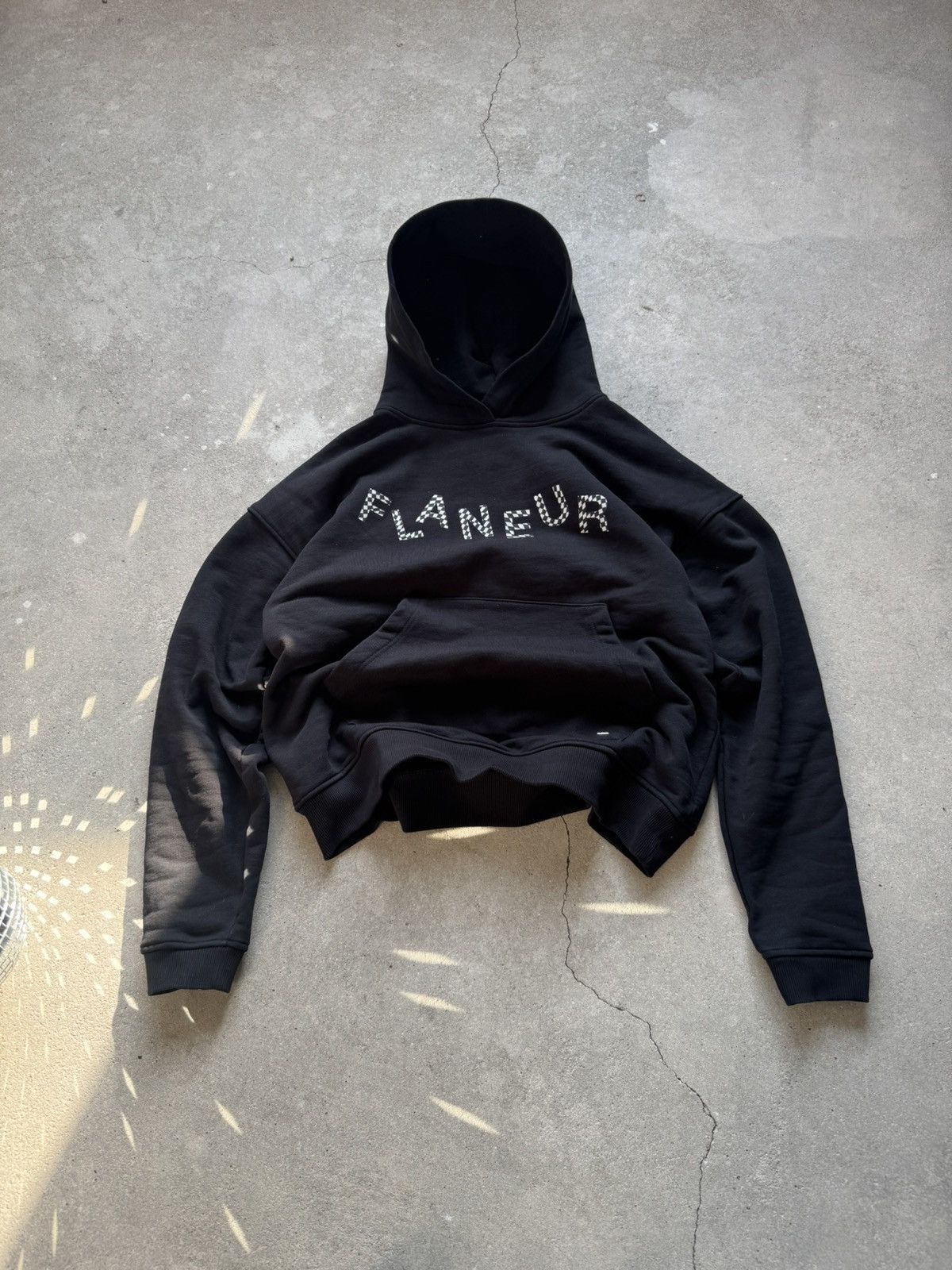 Other Designer Flanuer Homme Black Hoodie Size XL Size US L / EU 52-54 / 3 - 1 Thumbnail