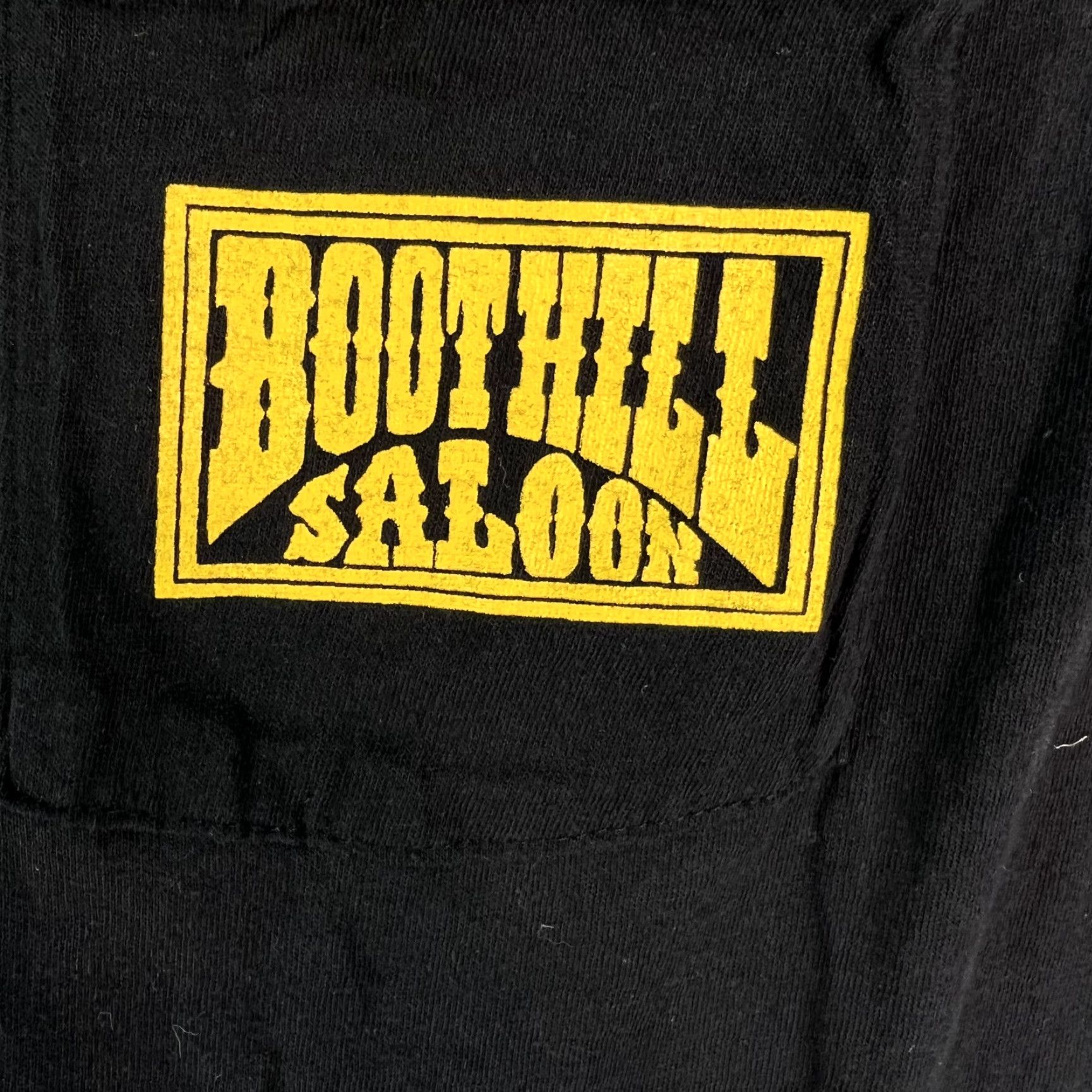 Vintage VINTAGE Boothill Saloon 1991 Daytona Beach Florida 50th Anniversary Mens Black Tee M Shirt Graphic Tee Mens Black M Size US M / EU 48-50 / 2 - 2 Thumbnail