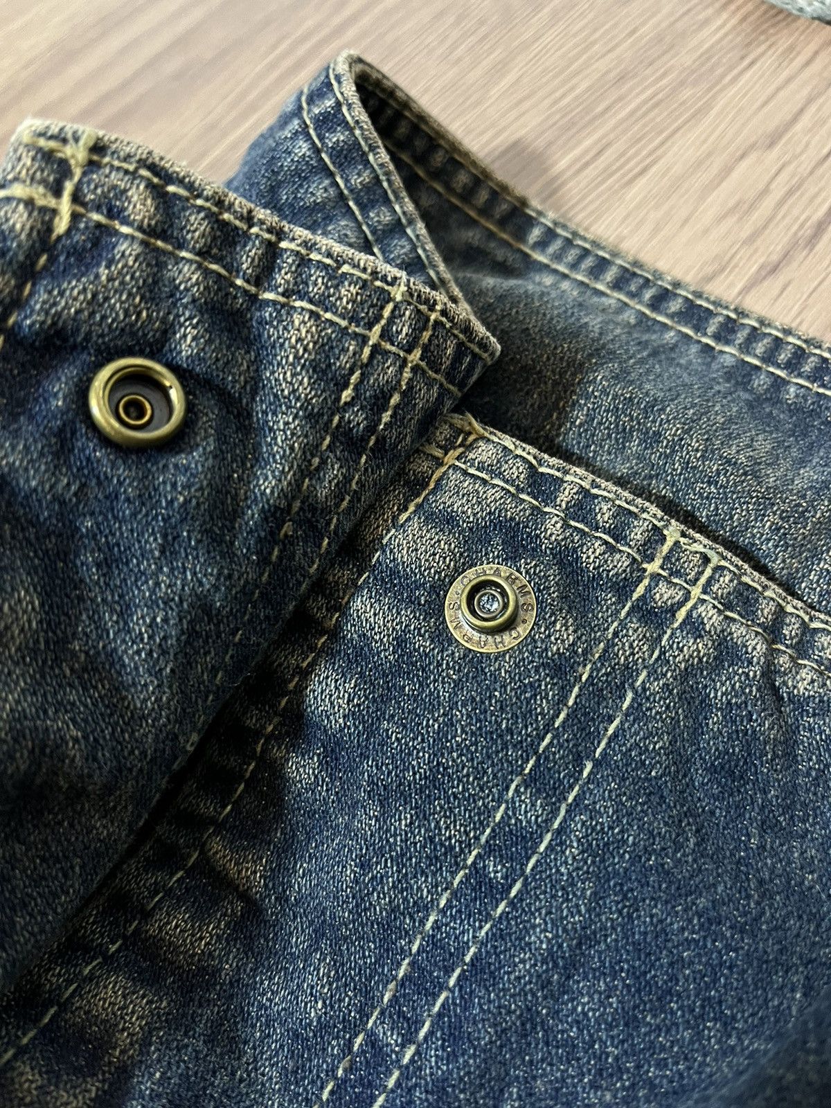 Beauty Beast Charms japan bondage 3D multipocket mudwash denim jacket Size US XL / EU 56 / 4 - 9 Thumbnail