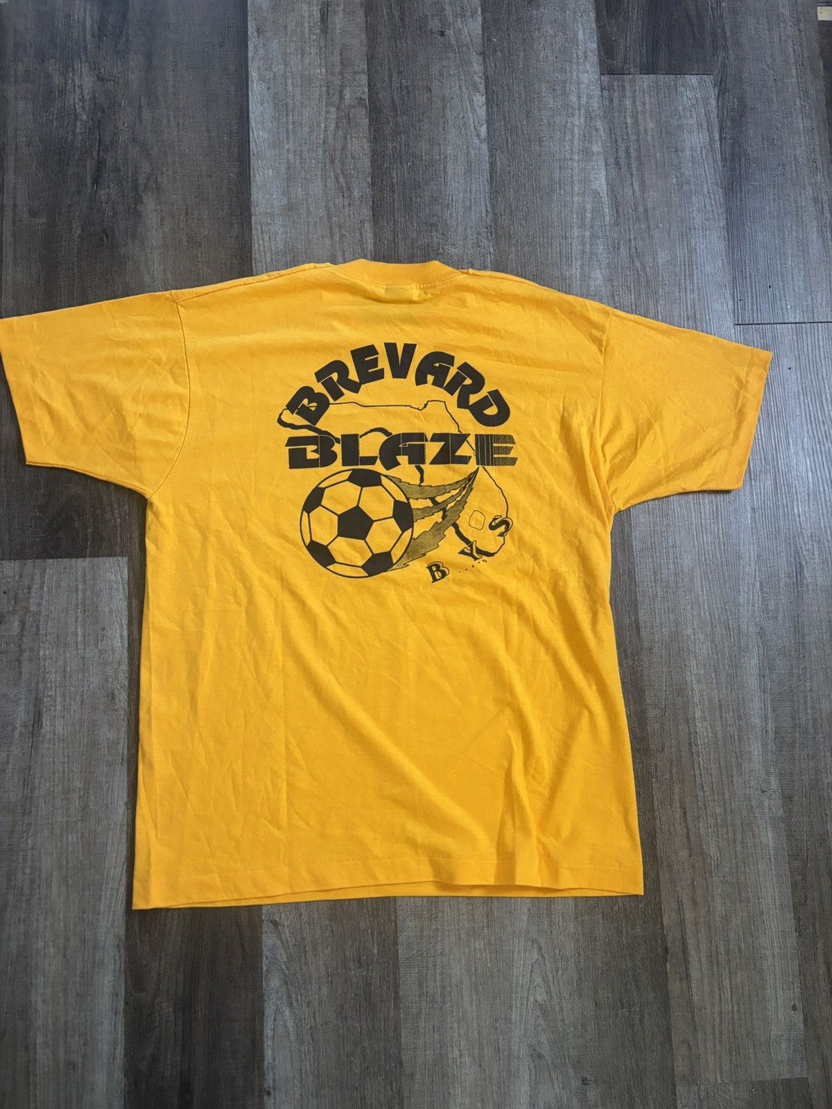 Fruit Of The Loom Vintage Fruit of the Loom Brevard Blaze Single Stitch Tee Size US XL / EU 56 / 4 - 3 Thumbnail