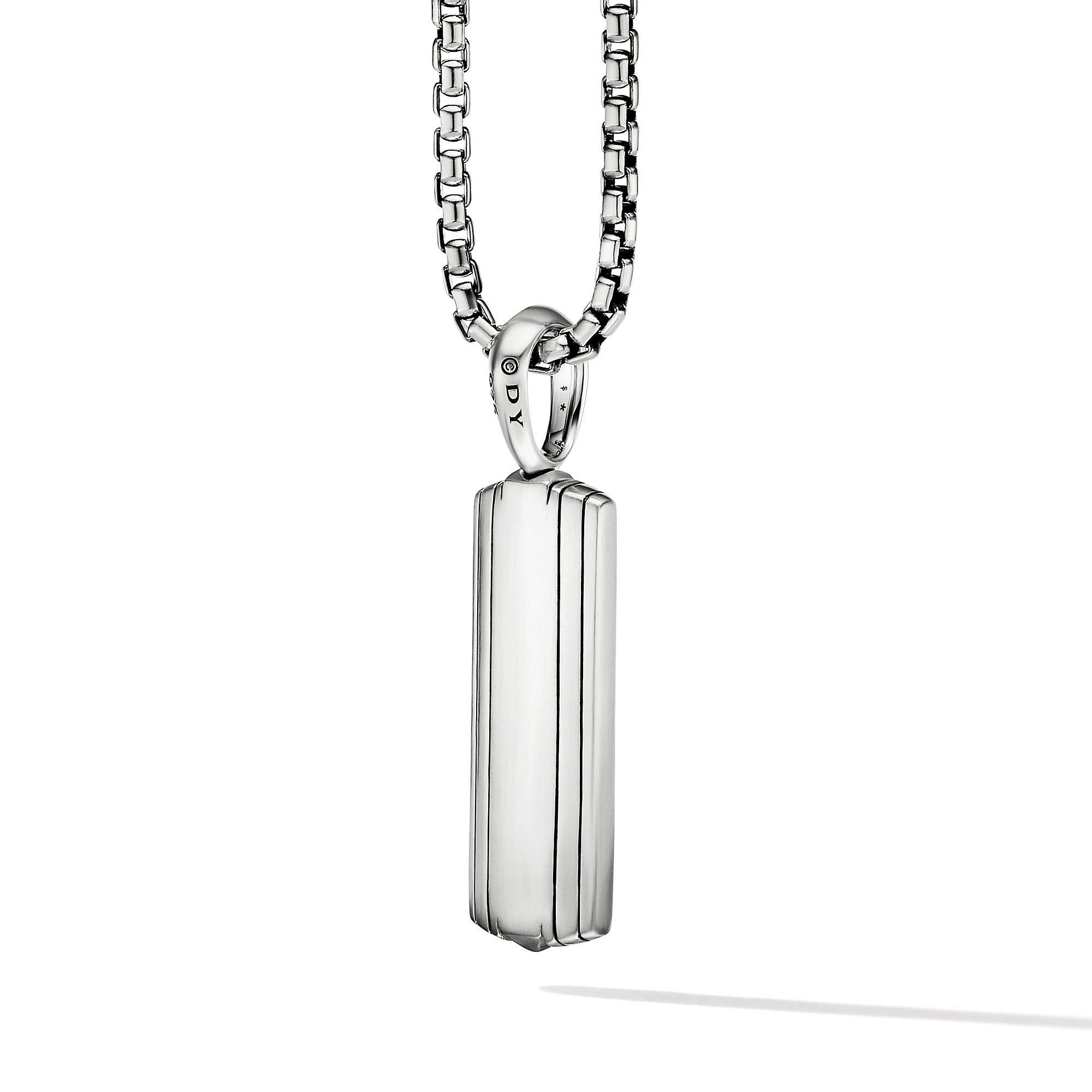 David Yurman o1w1db10526 D25613M /Size 6/Pyramid Ingot Tag in Silver Size ONE SIZE - 2 Thumbnail