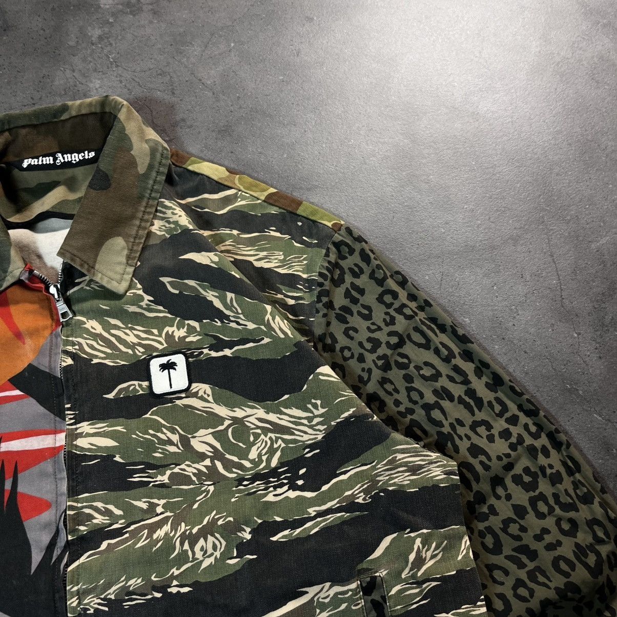 Palm Angels Palm Angels Patchwork Mixed Prints Camo Khaki Jacket Hype Size US L / EU 52-54 / 3 - 3 Thumbnail