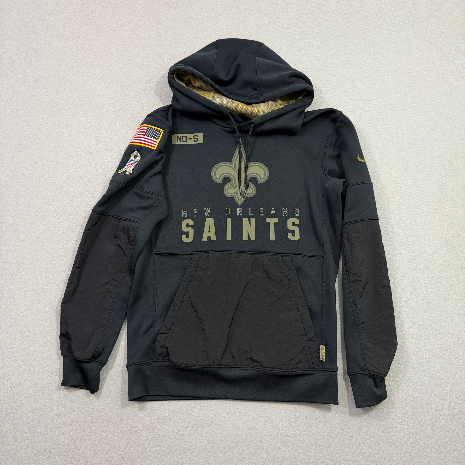 Nike Nike New Orleans Saints Salute to Service Hoodie Men's Small Size US S / EU 44-46 / 1 - 1 Thumbnail