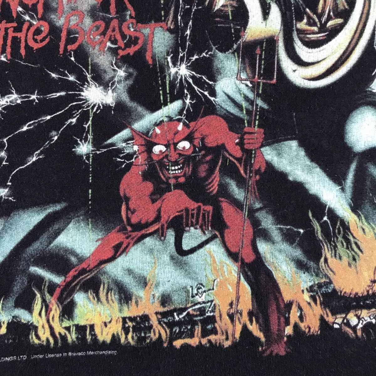 Band Tees × Hanes × Vintage Iron maiden number of the beast 2007 band t shirt Size US XXL / EU 58 / 5 - 5 Thumbnail