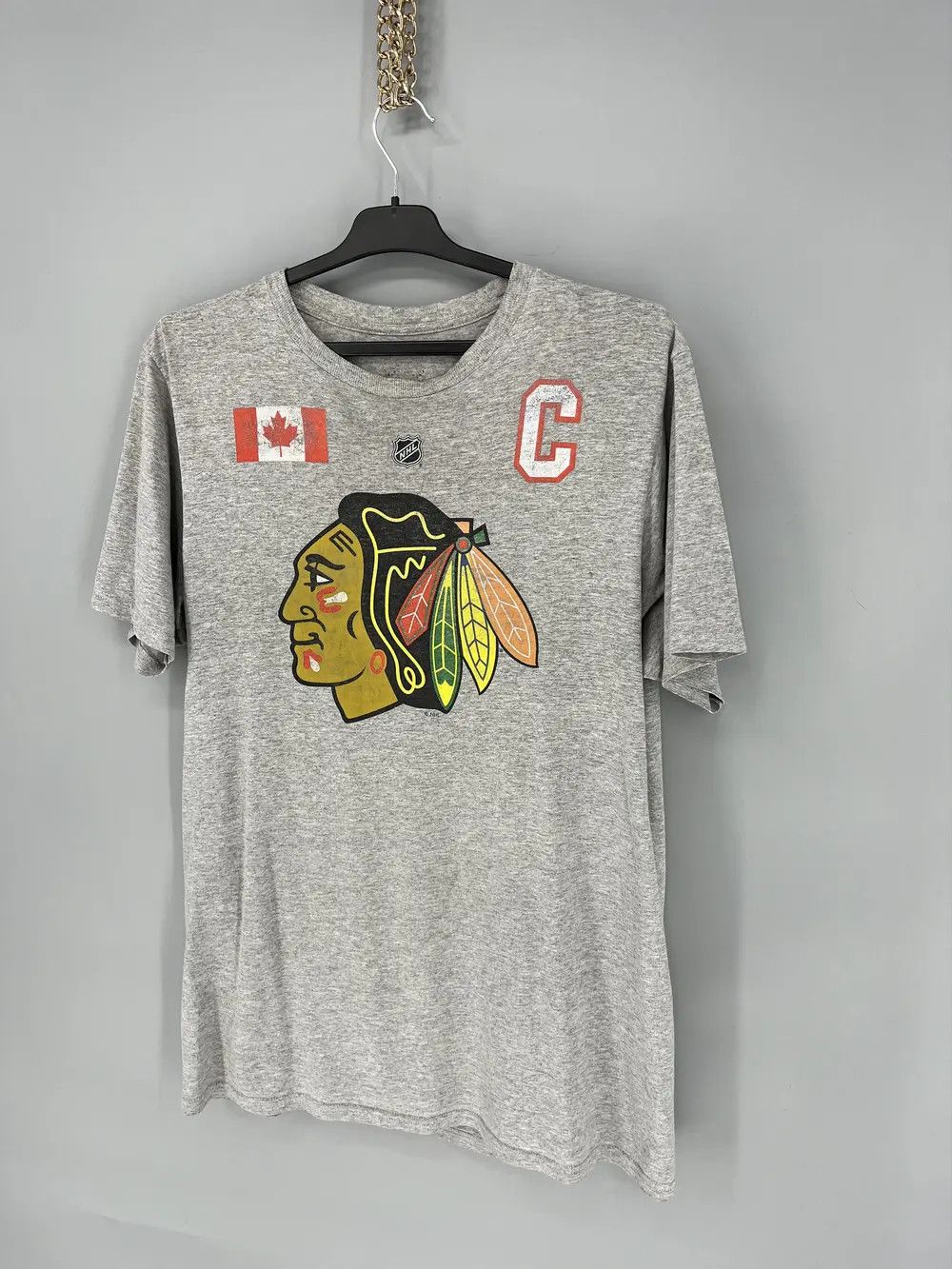 Other Vintage Reebok NHL Indian T-shirt Grey Size XL Size US L / EU 52-54 / 3 - 3 Thumbnail
