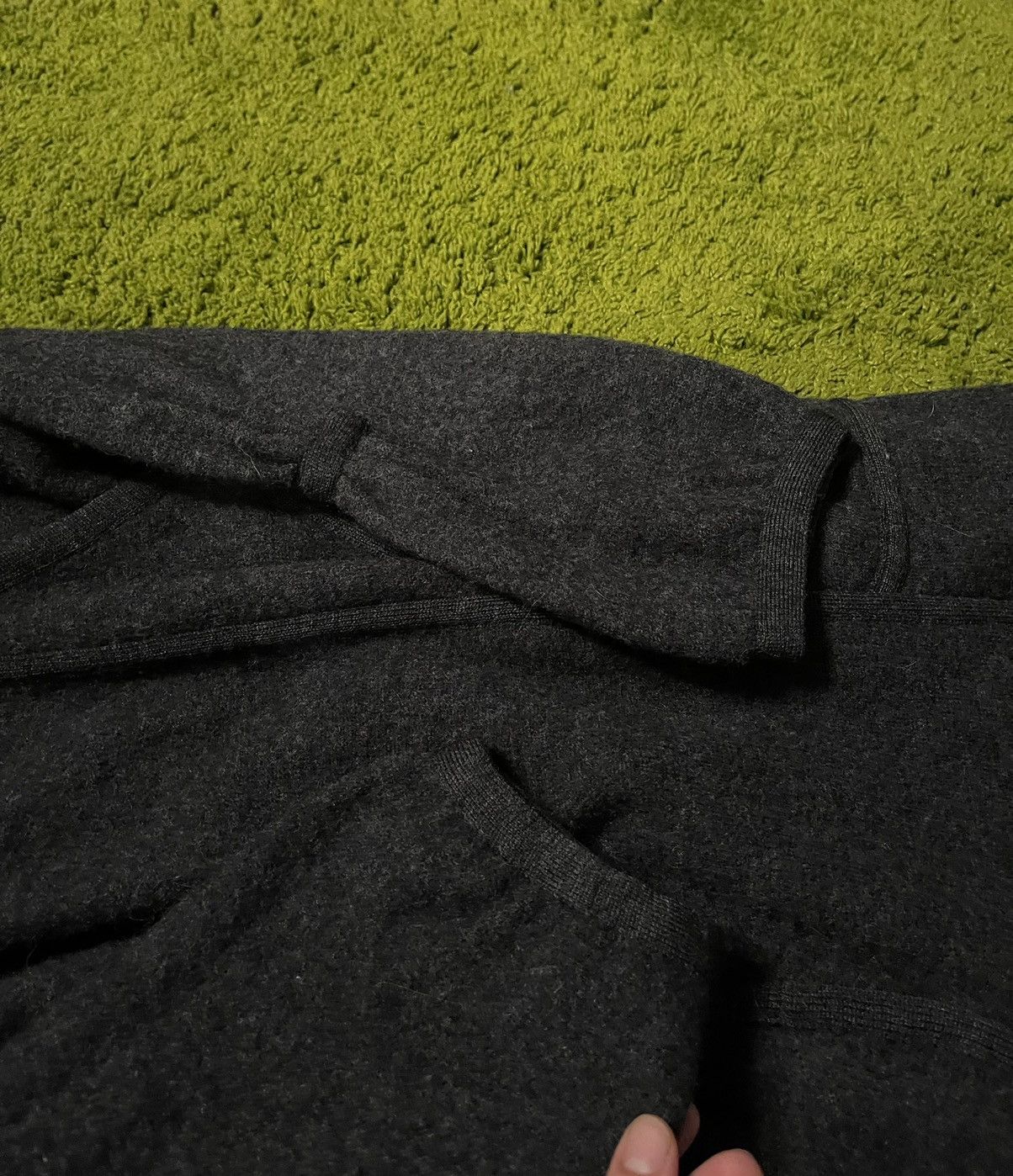 Designer Gudrun Sjoden avant garde wool cardigan tunic Size L / US 10 / IT 46 - 4 Thumbnail