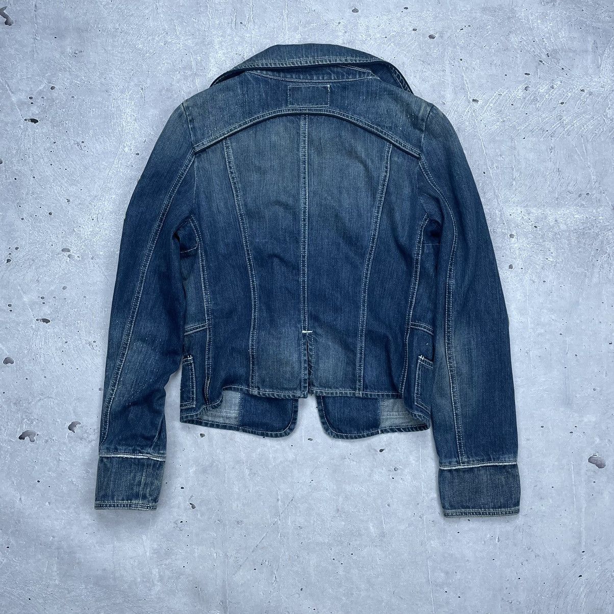 Armani Jeans denim jacket with patches indigo 006 style