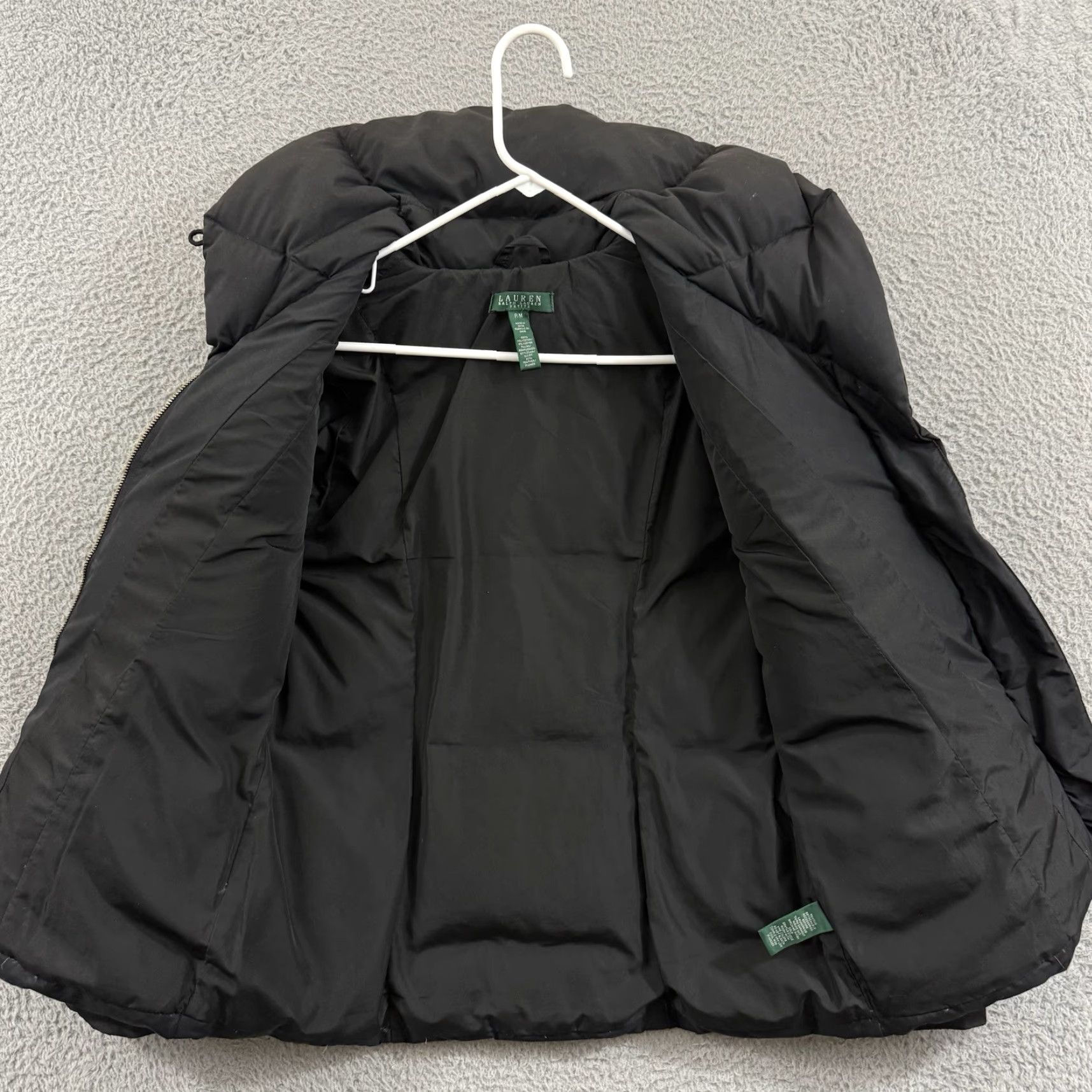 Ralph Lauren Lauren Ralph Lauren Jacket Womens Petite Medium Black Zip Down Quilted Capsule Size M / US 6-8 / IT 42-44 - 6 Thumbnail