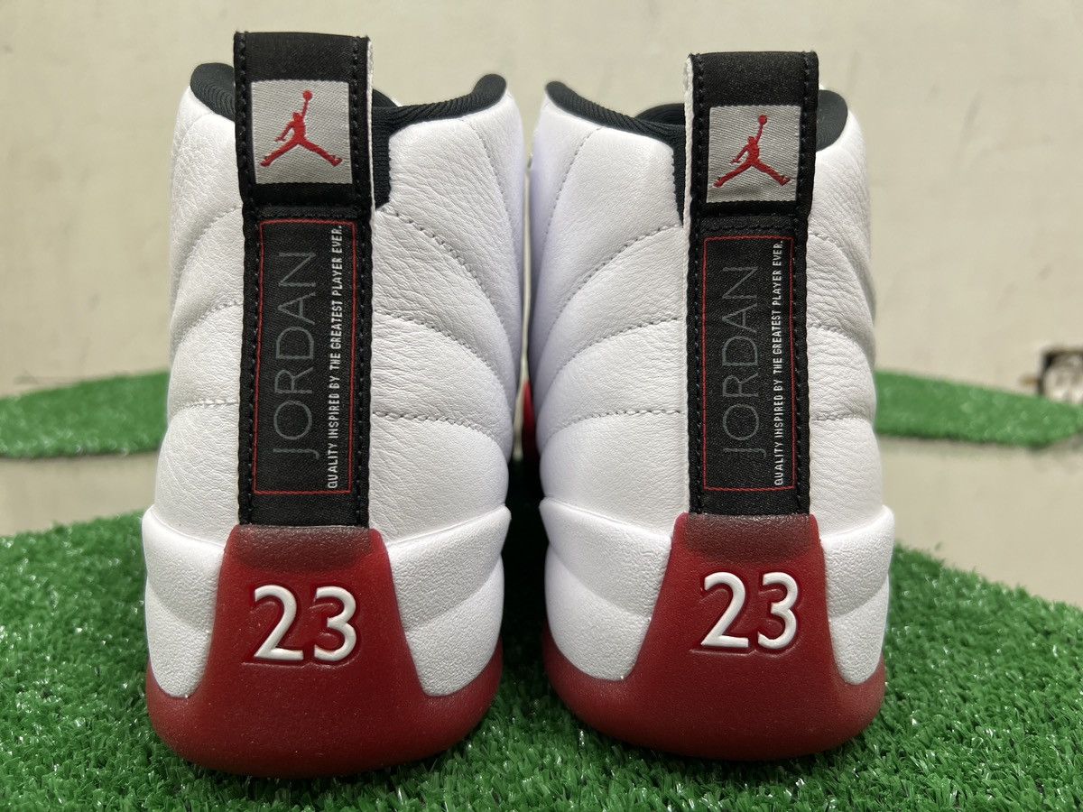 Jordan Brand Air Jordan 12 Retro White/Red Men’s size 9.5 Size US 9.5 / EU 42-43 - 6 Thumbnail