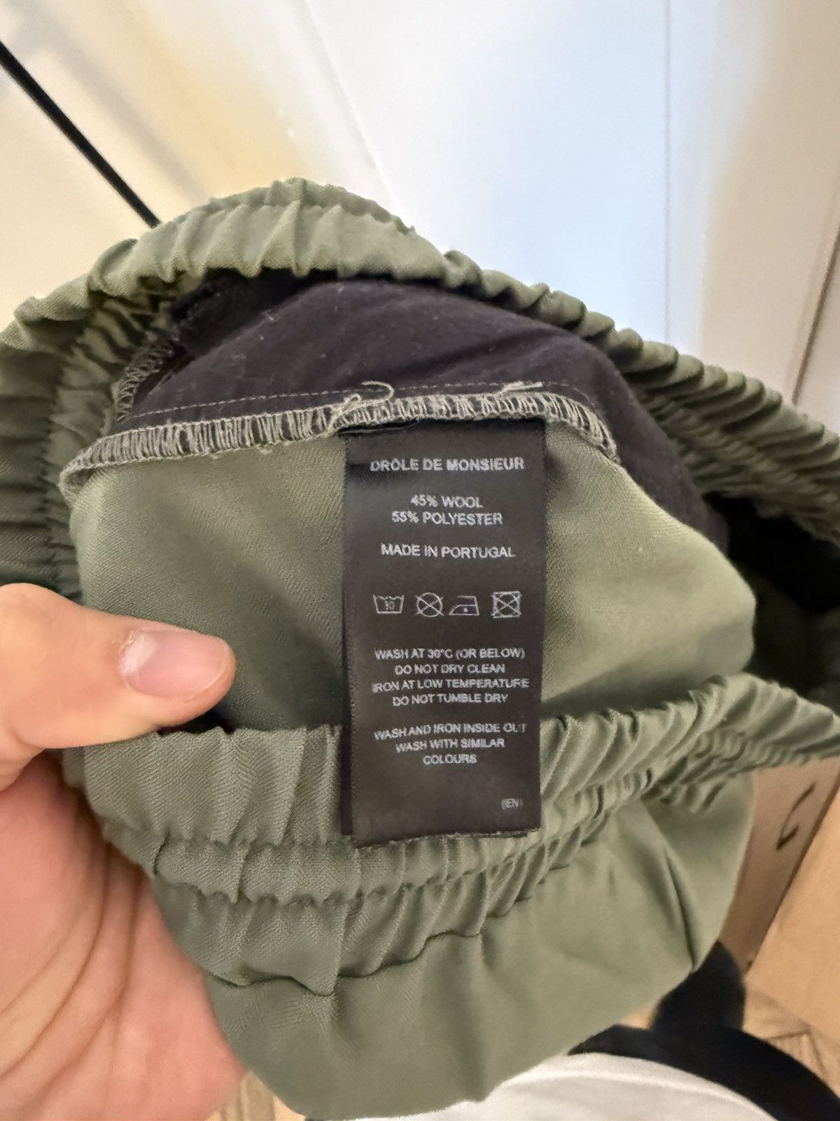 Drole De Monsieur Drôle de Monsieur Olive Green Cargo Pants Size US 38 / EU 54 - 4 Thumbnail