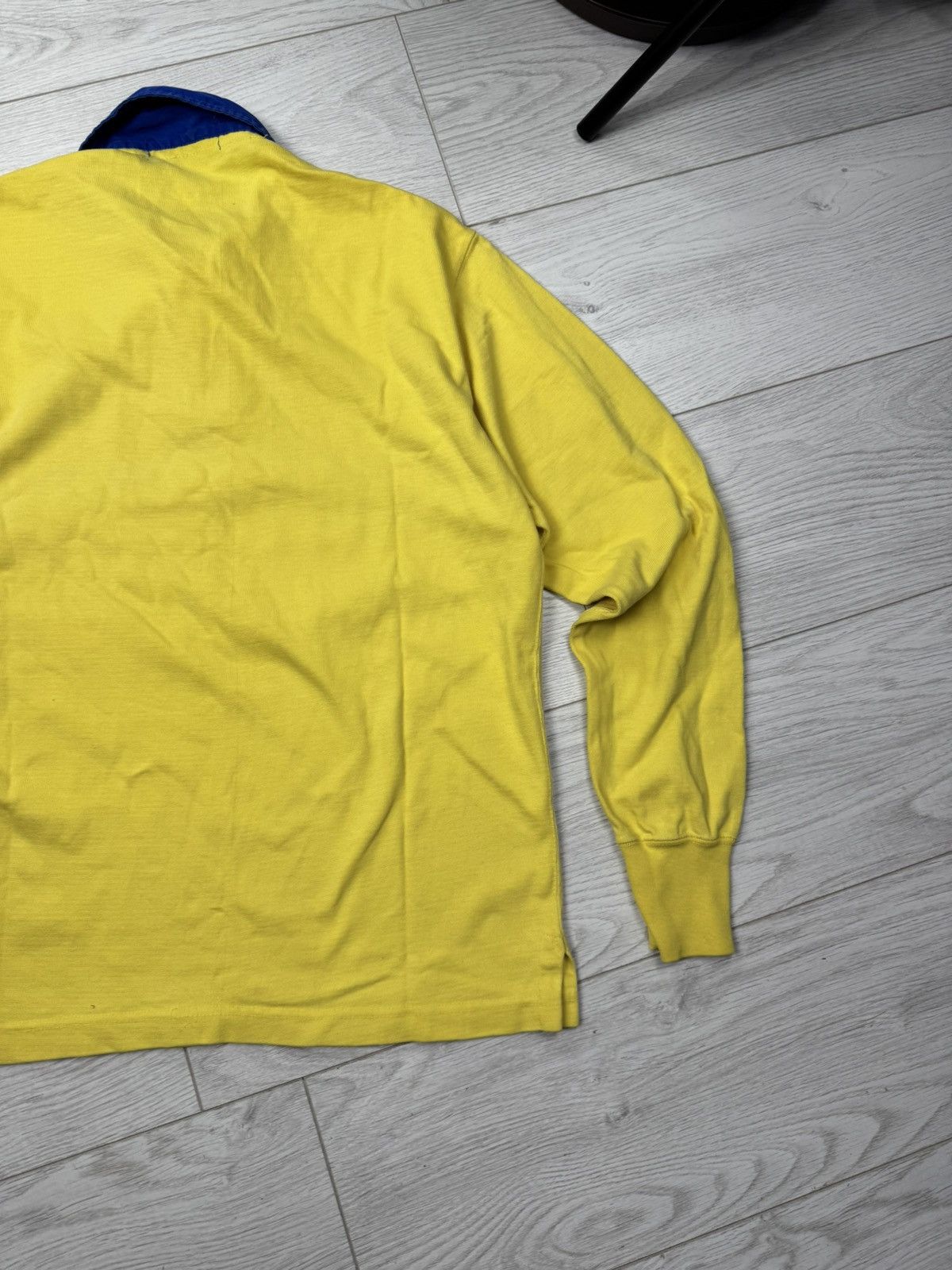 Polo Ralph Lauren × Vintage Vintage Polo Ralph Lauren Rugby Yellow Long Sleeve Shirt Size US M / EU 48-50 / 2 - 11 Thumbnail