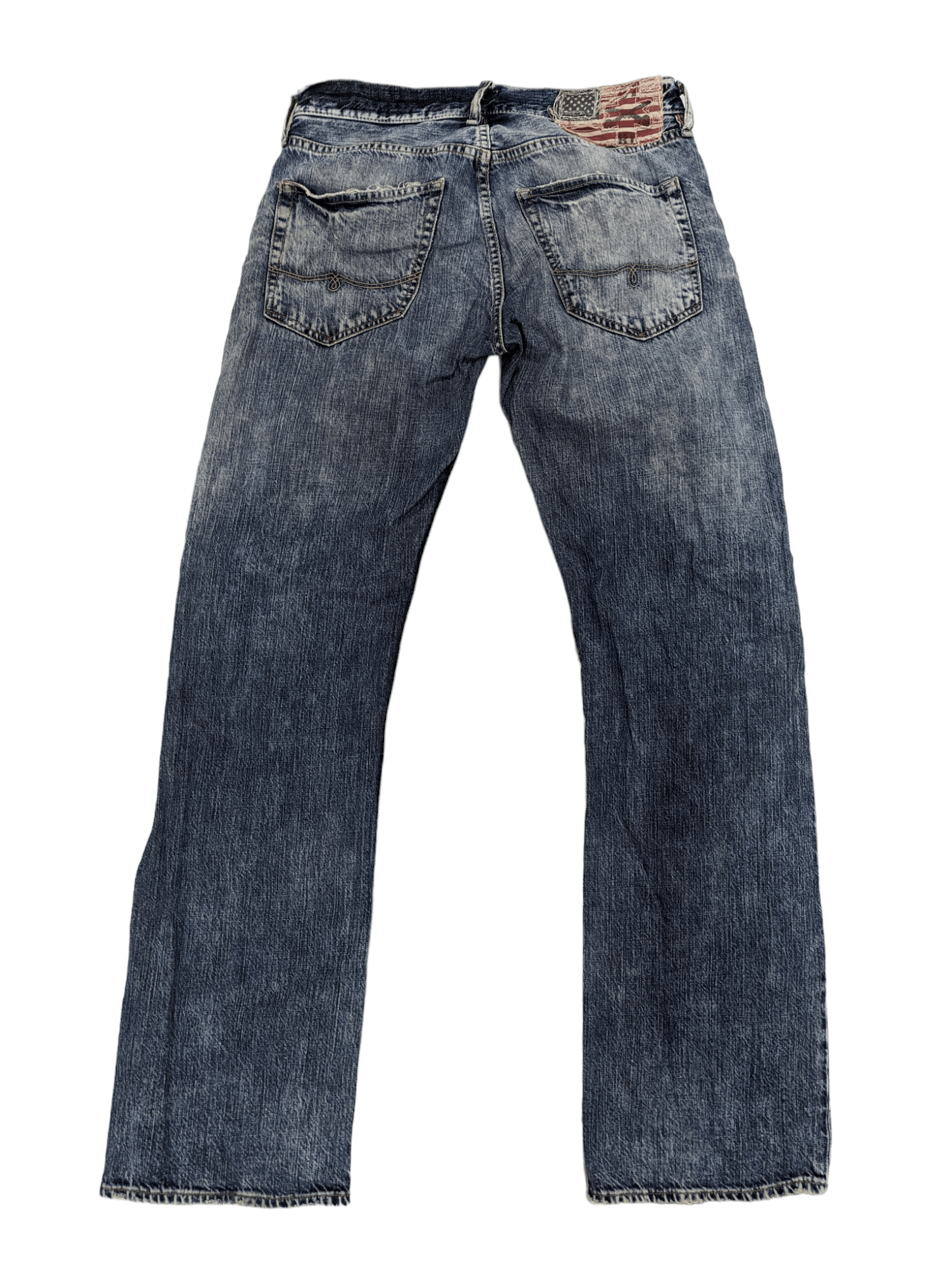 Polo Ralph Lauren THRASHED RALPH LAUREN DISTRESSED DENIM JEANS Size US 29 - 2 Thumbnail