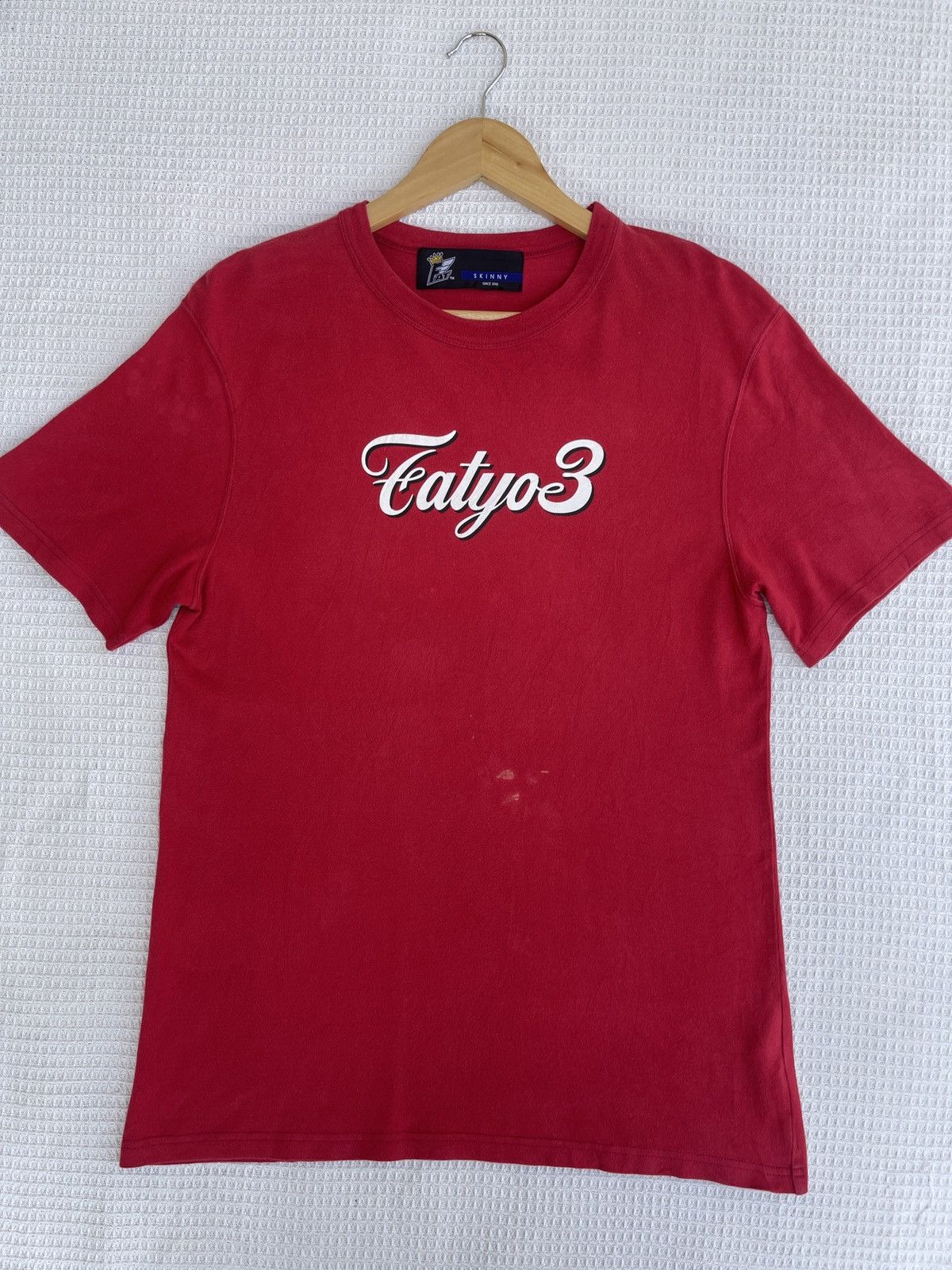 Fat Tokyo Rare🔥Vintage 02’ y2k Fatyo3 Spellout Logo T-Shirt Size US L / EU 52-54 / 3 - 9 Thumbnail